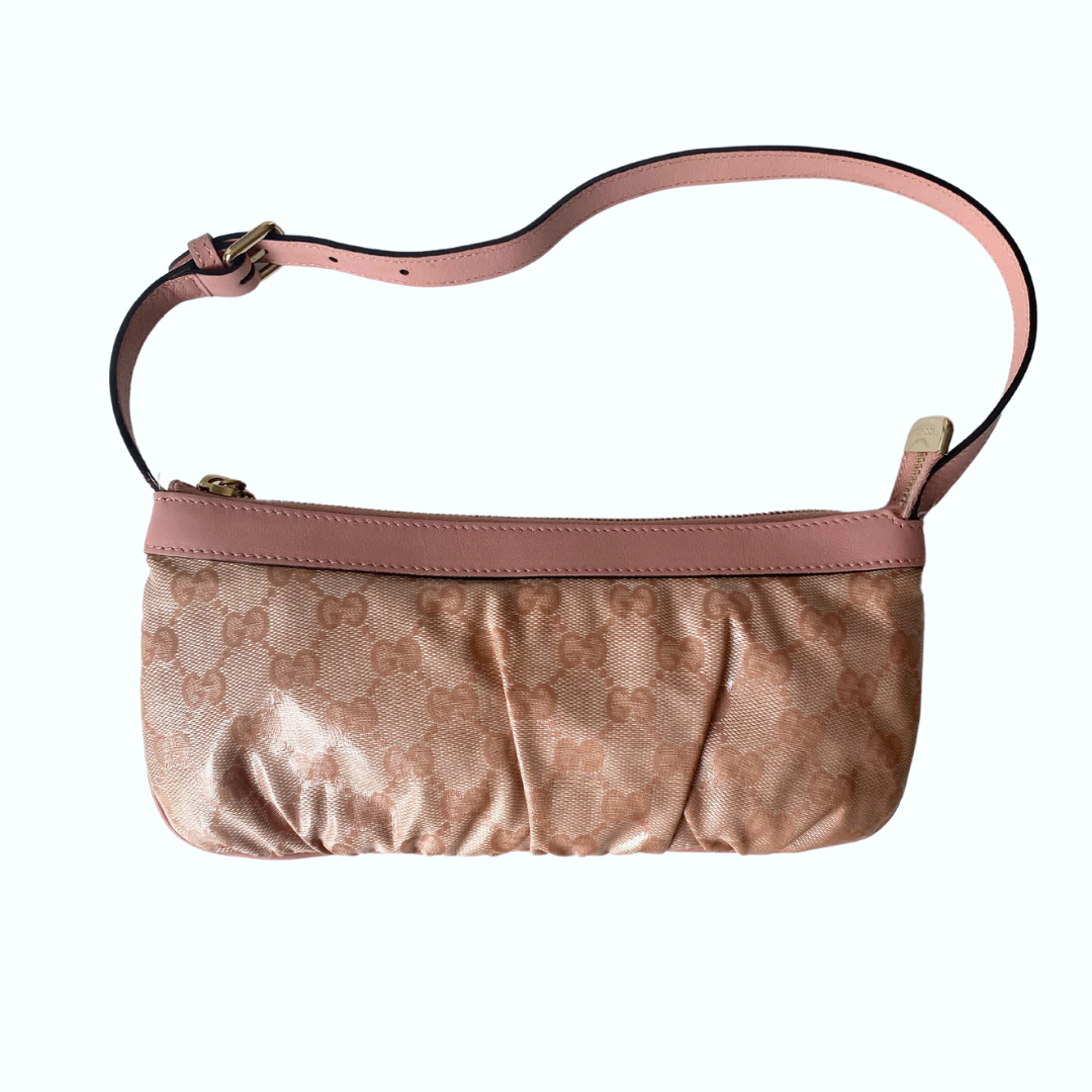 Gucci D-Ring Patent Leather Mini Bag in Pink