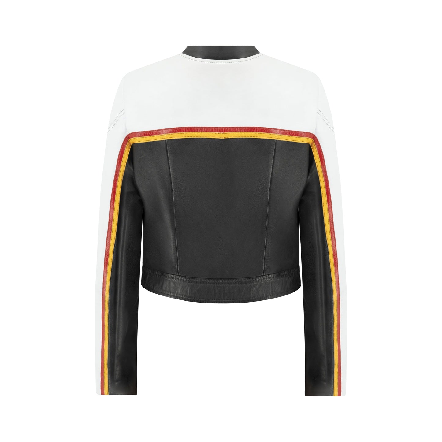 Vintage Italian Leather Racing Jacket (44 IT / L / US 8) - Runs slightly small
