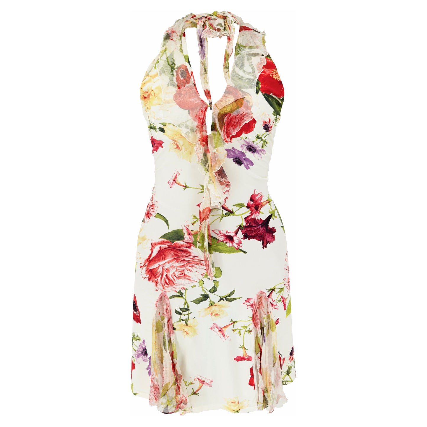Roberto Cavalli Vintage Floral Dress (IT 38 / XS / US 2)