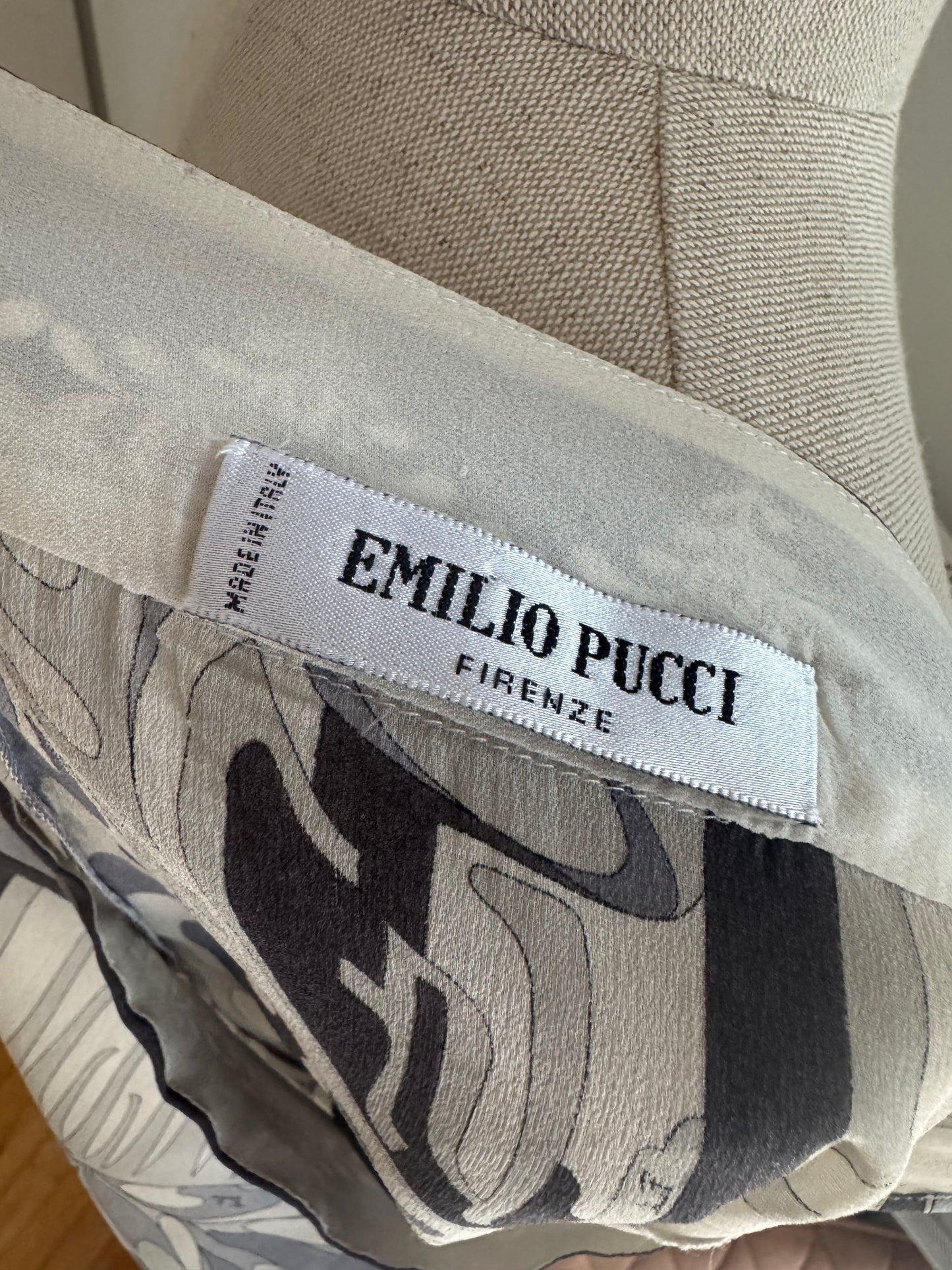 Pucci Vintage Grey Crop Top (S)