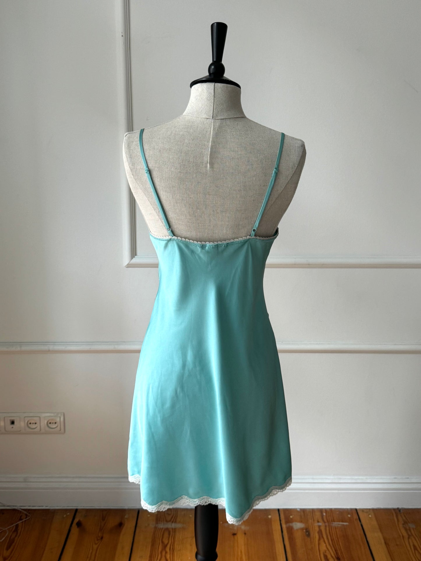 Vintage Victoria's Secret Slip Dress In Blue (M-L)