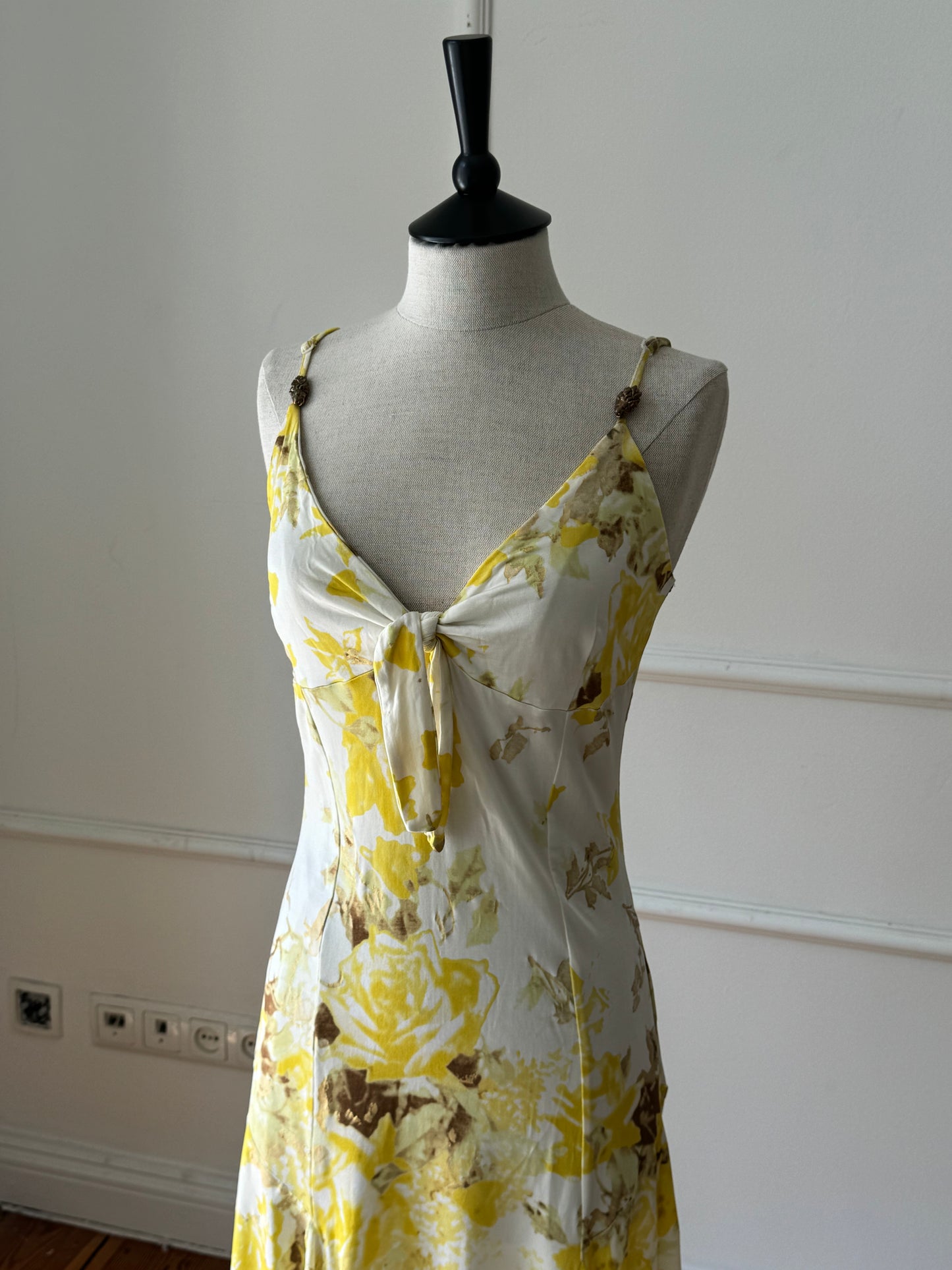Vintage Roberto Cavalli Floral Dress 2004 (L)