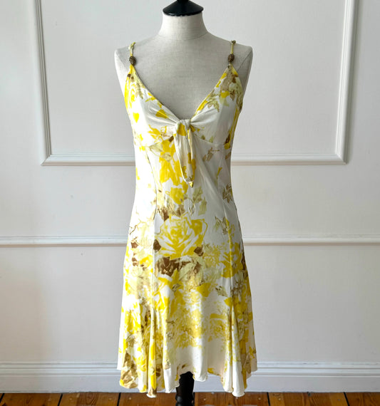 Vintage Roberto Cavalli Floral Dress 2004 (L)