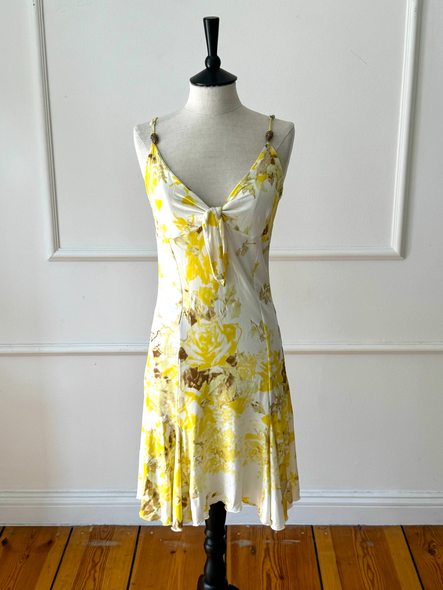 Vintage Roberto Cavalli Floral Dress 2004 (L)