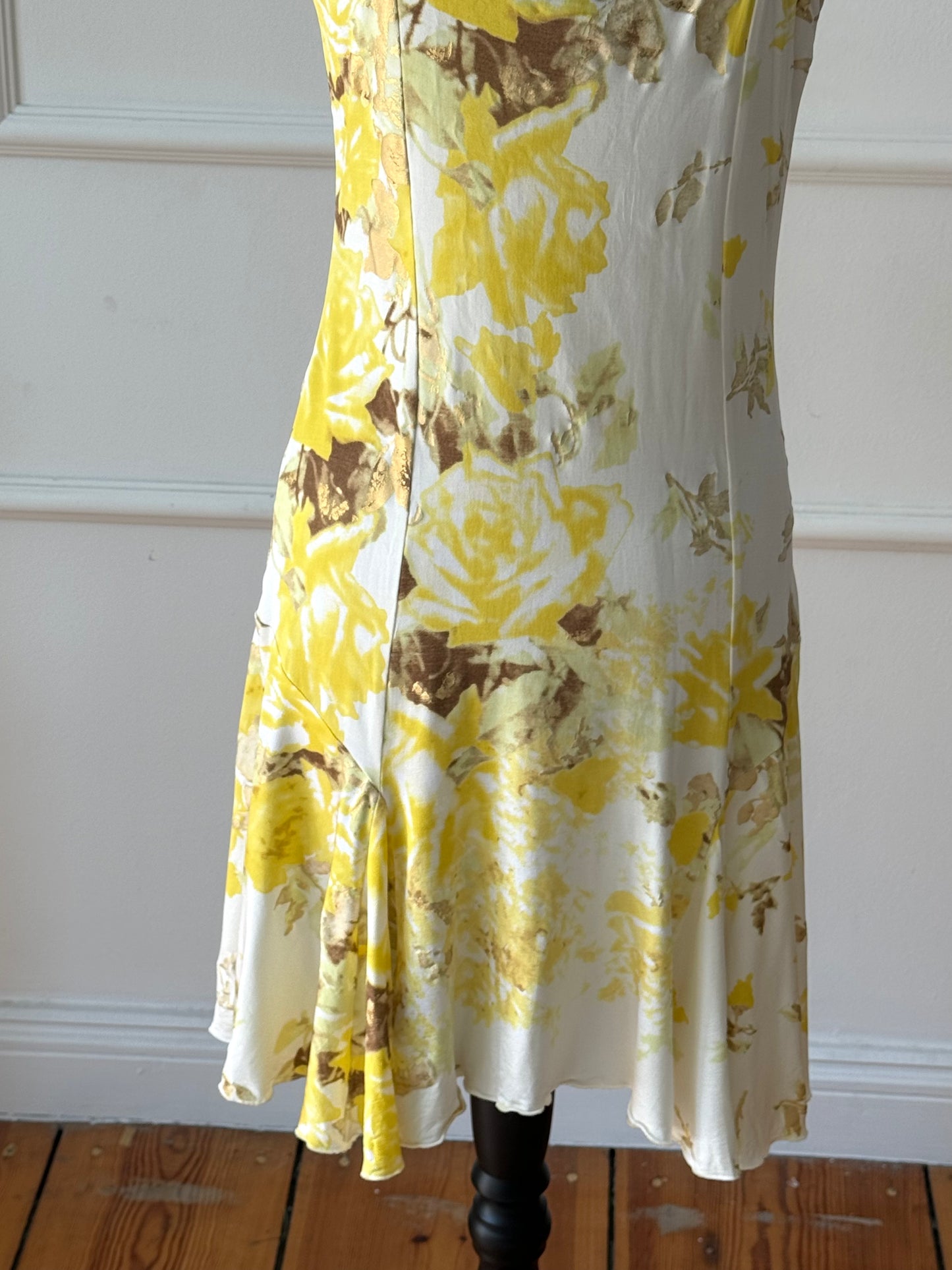 Vintage Roberto Cavalli Floral Dress 2004 (L)