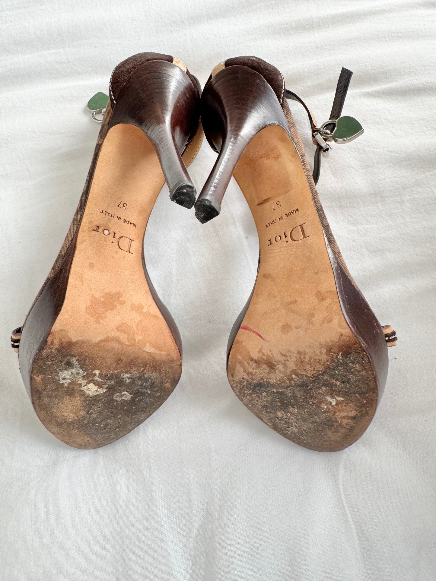 ICONIC Dior Romantique Heart Charm Heels (EU 37-37,5)