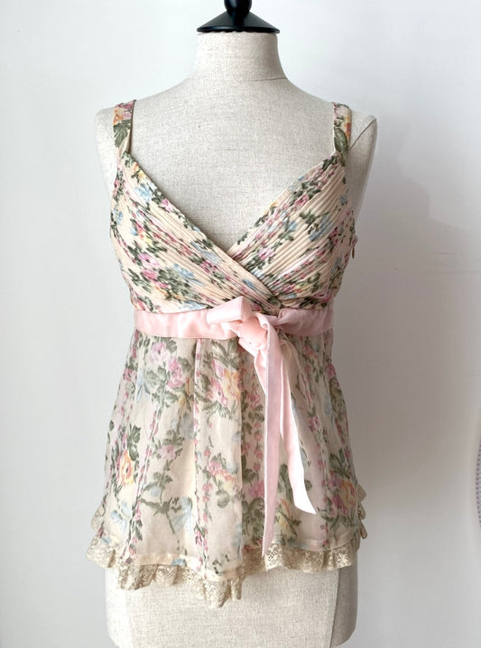 Red Valentino Floral Top with Tag (M)