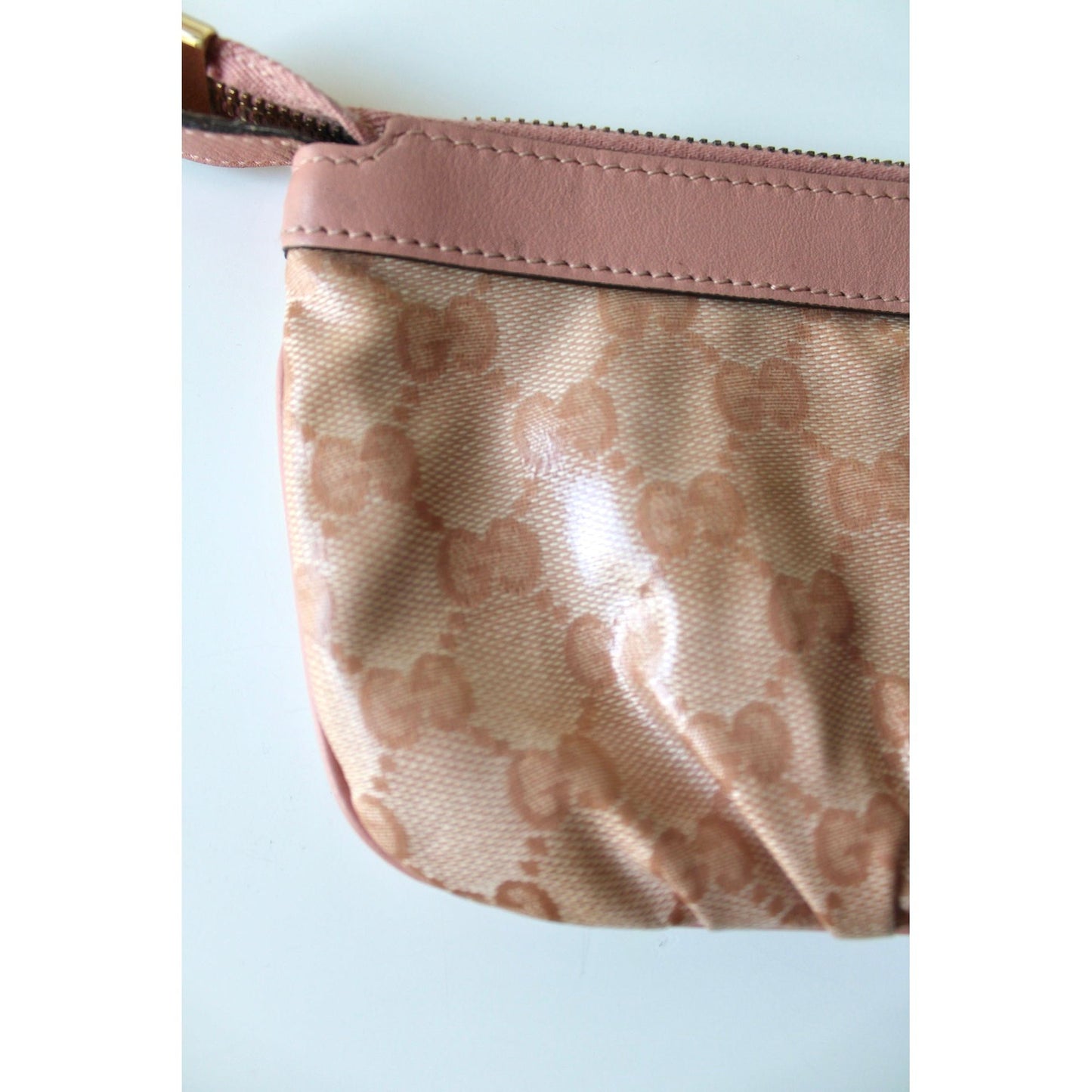 Gucci D-Ring Patent Leather Mini Bag in Pink