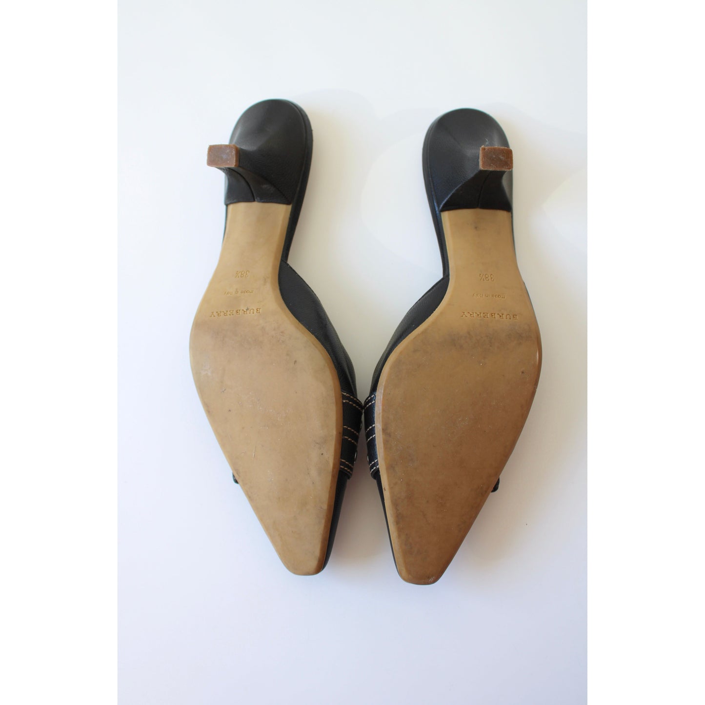 Vintage Burberry Nova Check Mules (EU 38,5 / US 7,5)