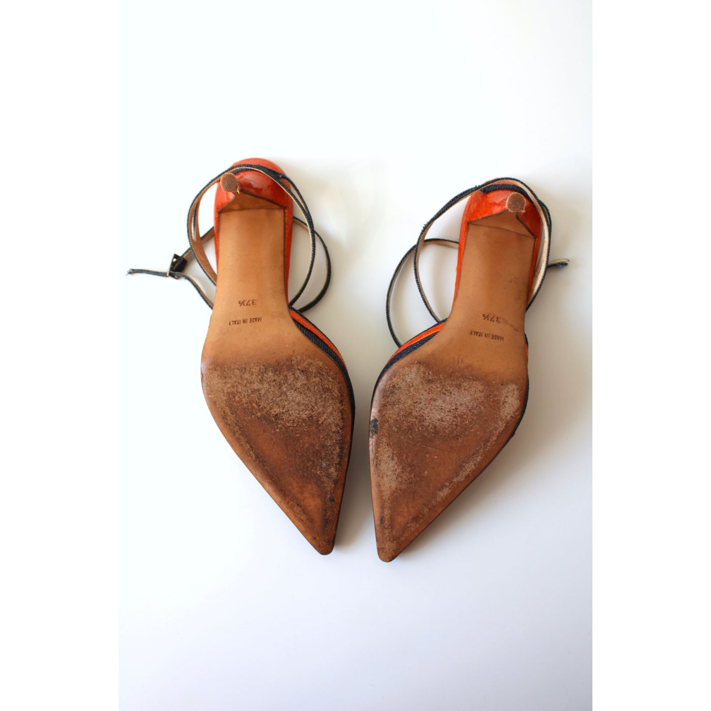 Vintage Dior Denim Kitten Heels (EU 37,5)