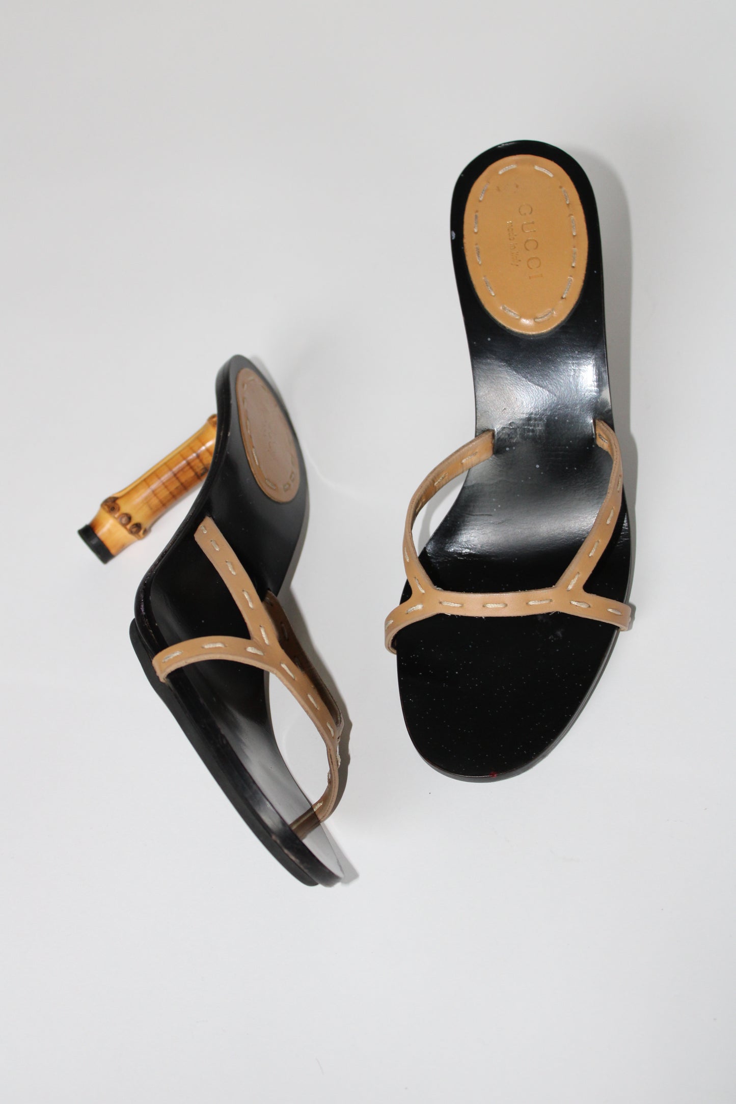 Gucci 2002 Bamboo Mules (EU 38)