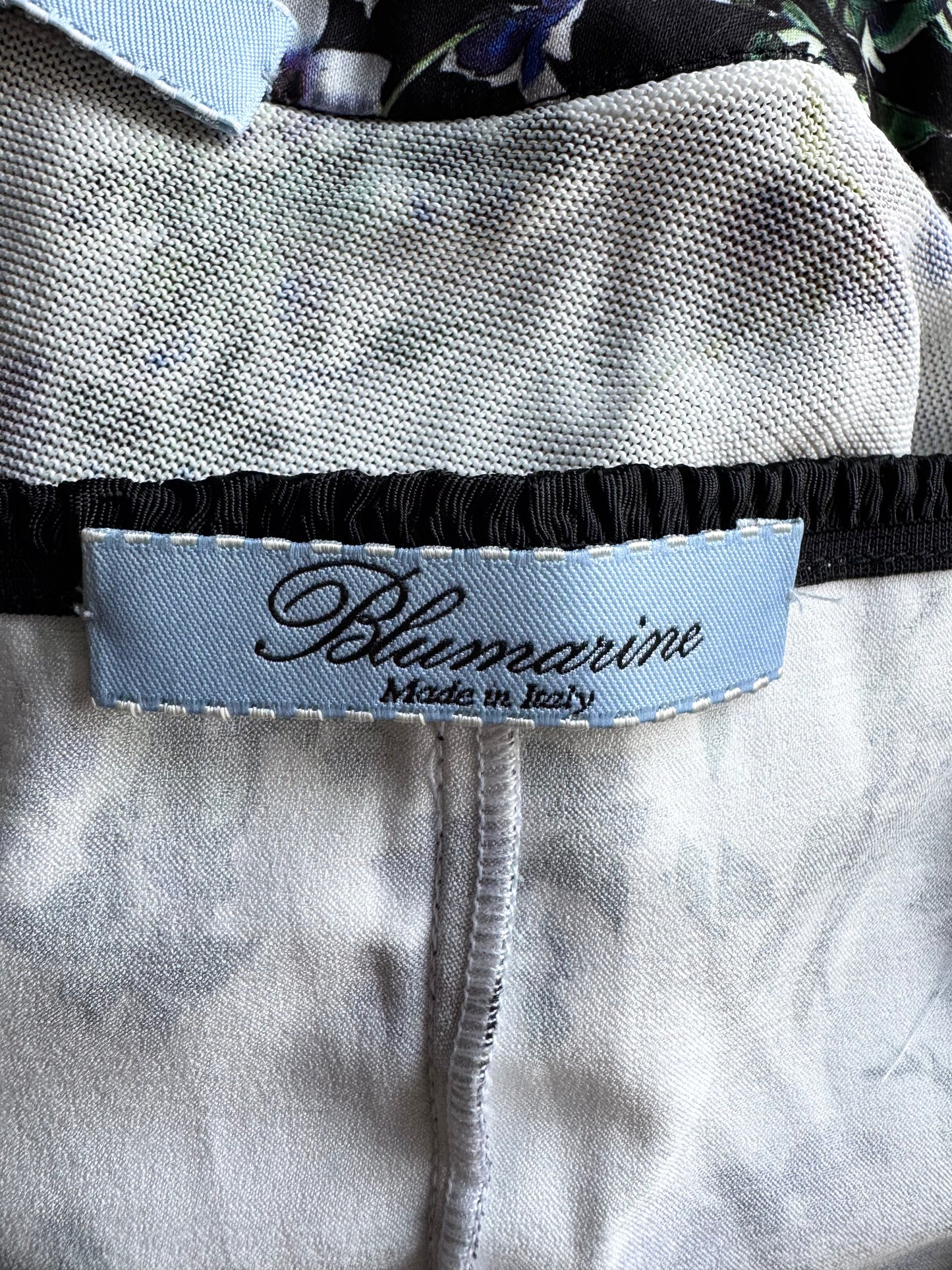 Blumarine Corset Top & Knit Twin Set in Violets (S-M)