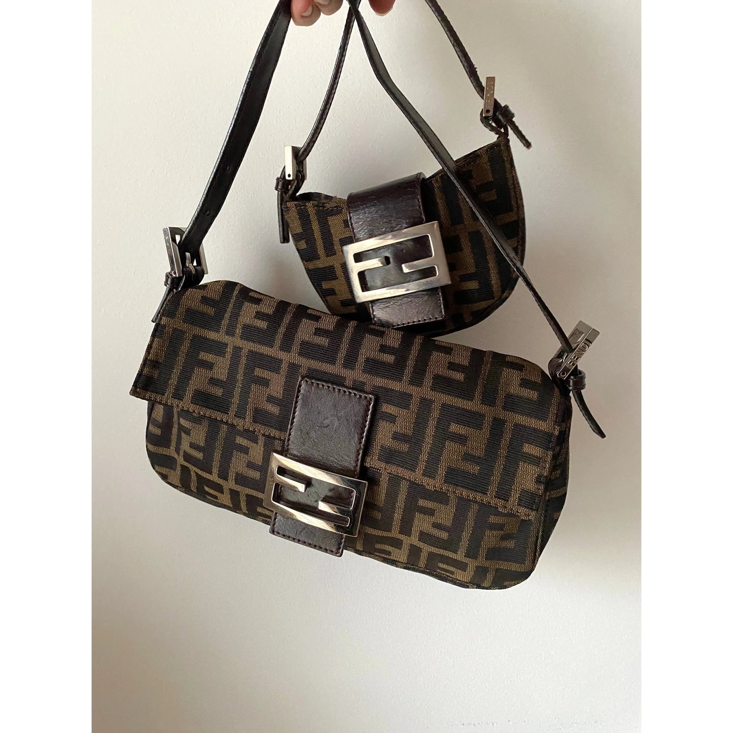 Fendi Baguette vintage Mamma baguette fendi mini bag fendi preloved croissant bag