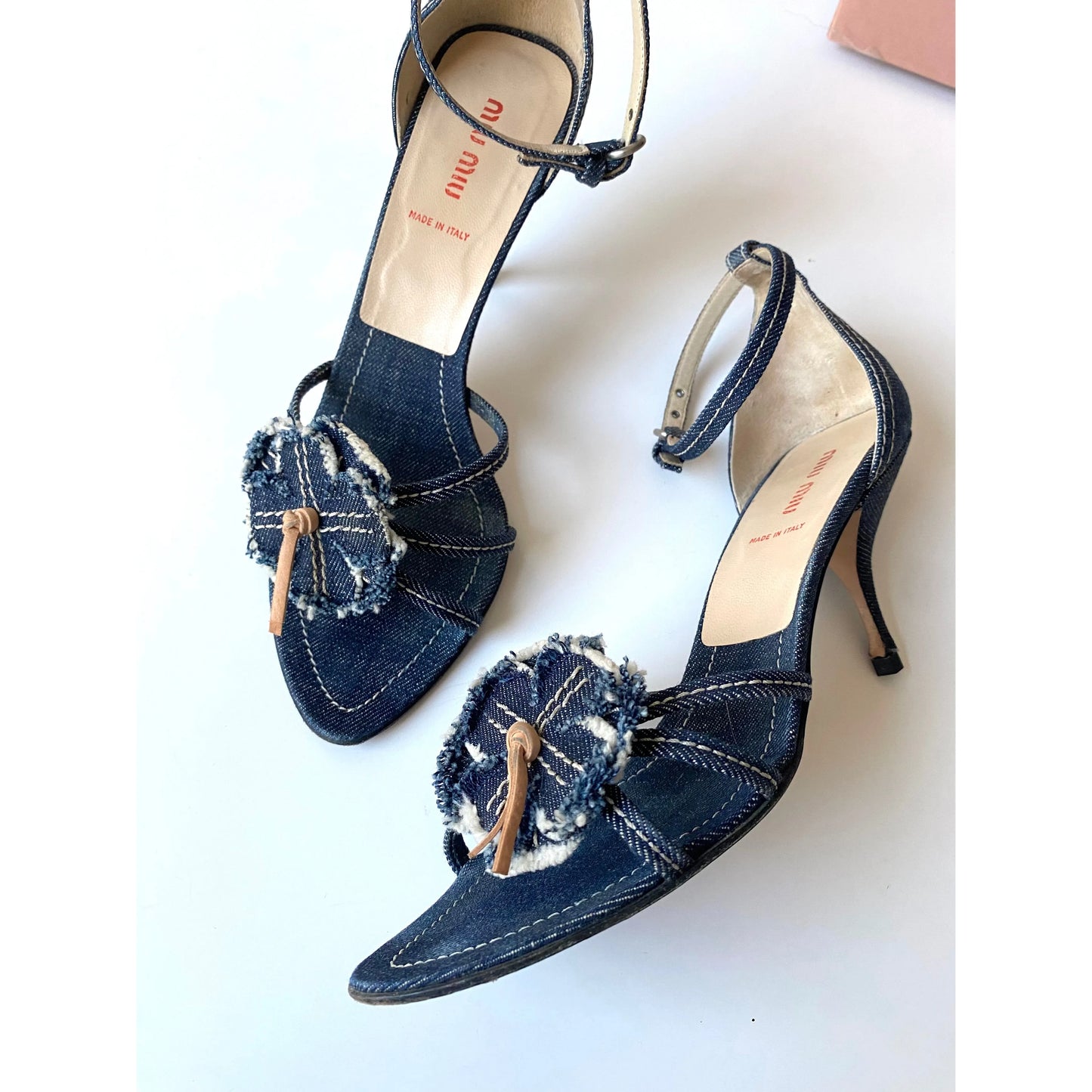 Miu Miu Denim Heels (EU 40 / IT 39,5)