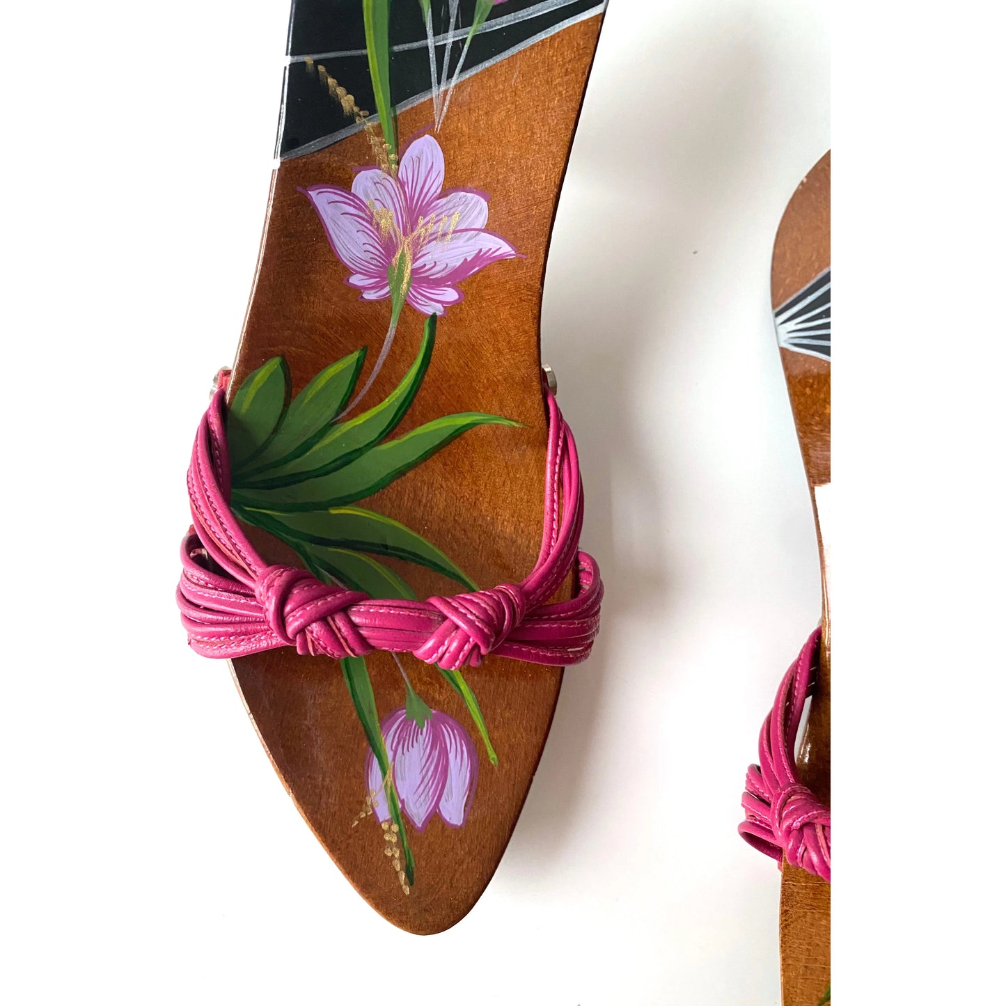 Vintage Dior Japanese Style Mules (EU 38)