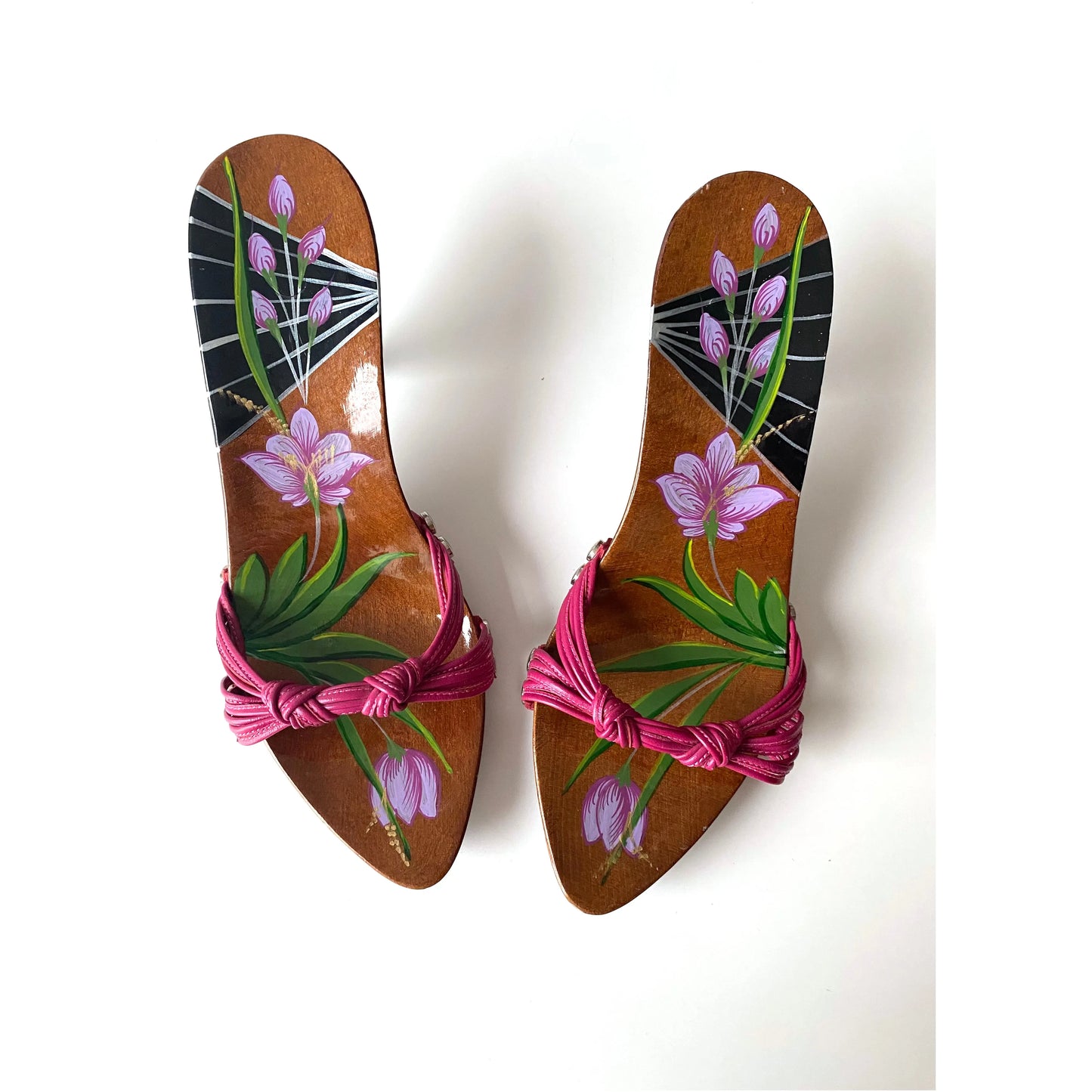 Vintage Dior Japanese Style Mules (EU 38)