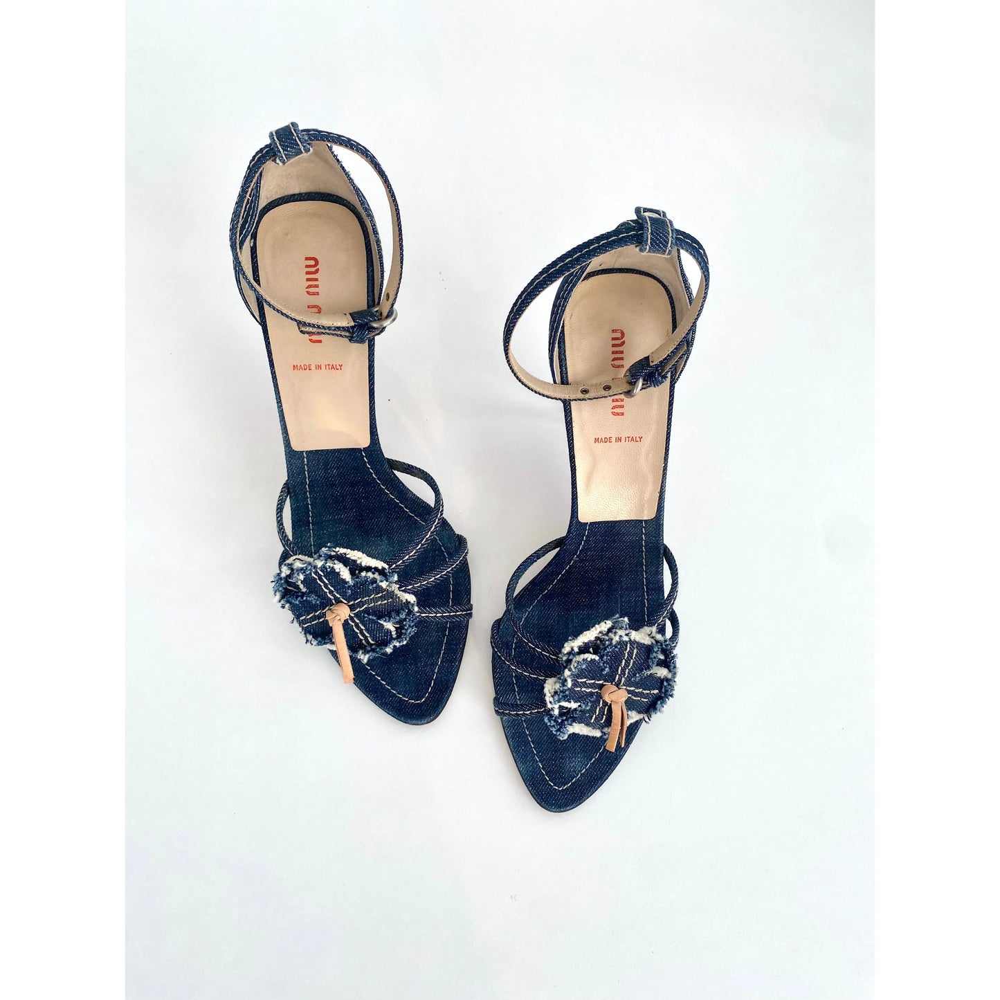 Miu Miu Denim Heels (EU 40 / IT 39,5)