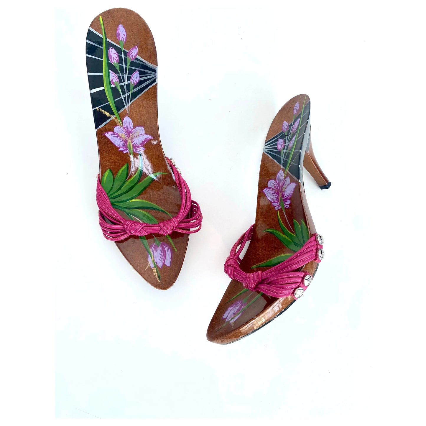 Vintage Dior Japanese Style Mules (EU 38)