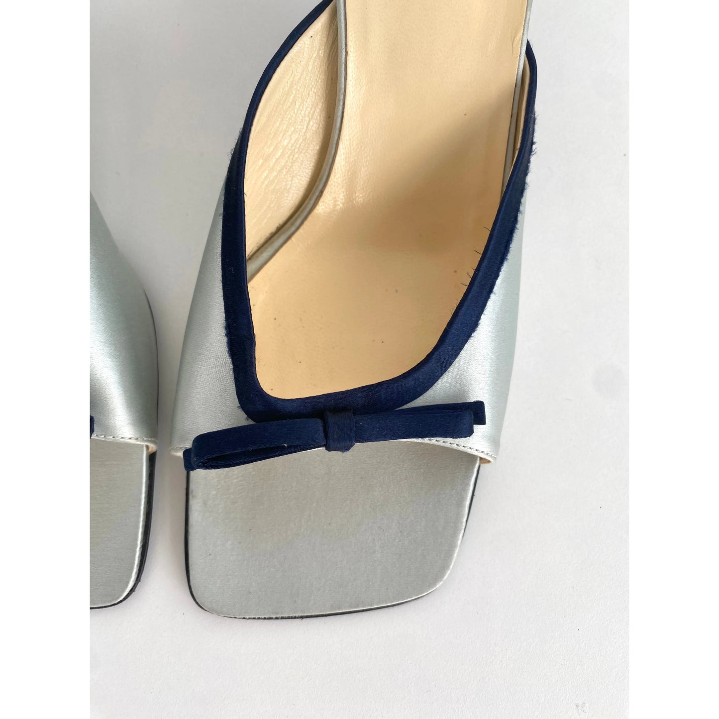 Prada Satin Bow Heels / Mules with Ribbon (EU 40)