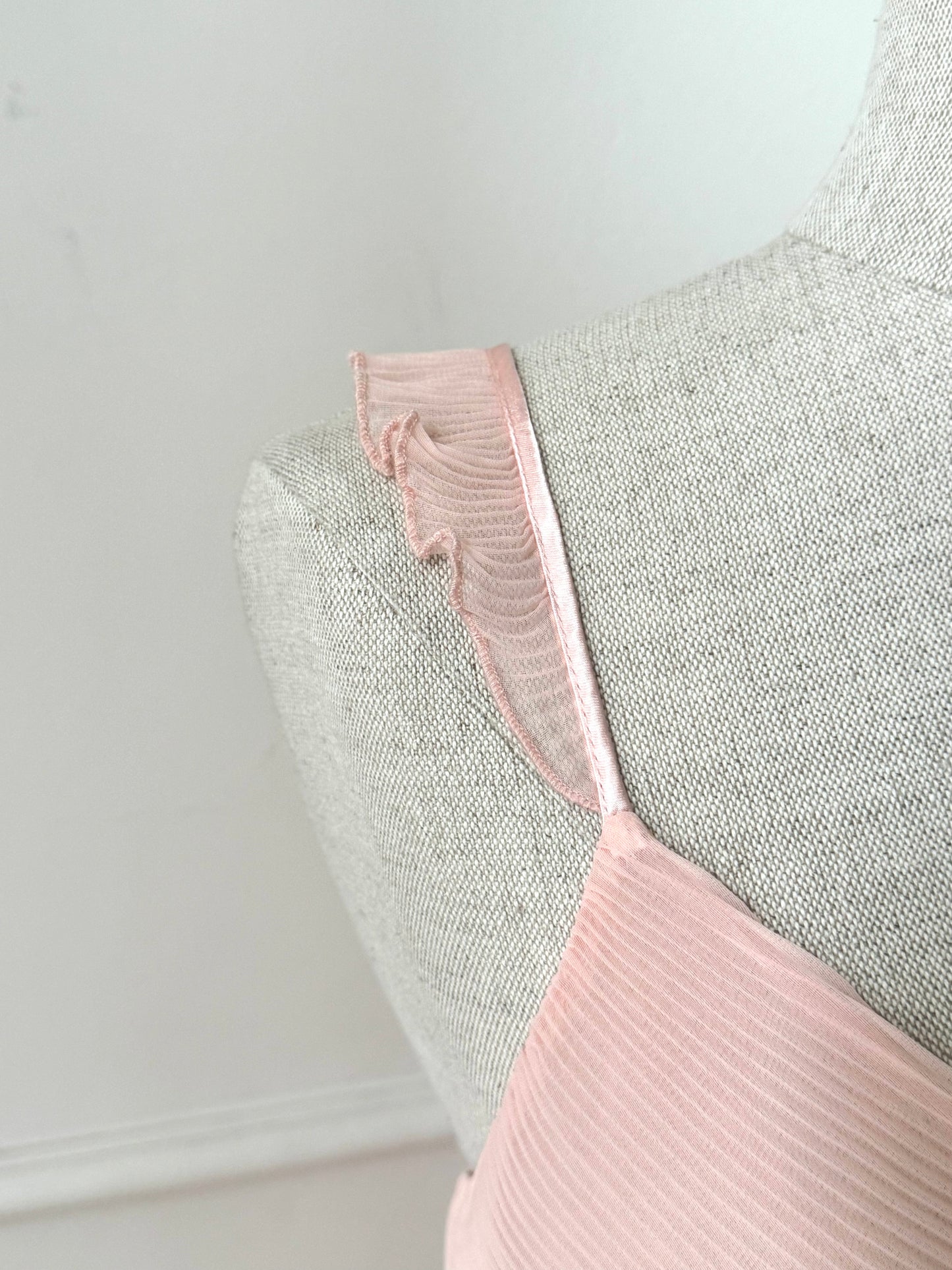 Oscar De La Renta Pink Slip Dress (L / XL)