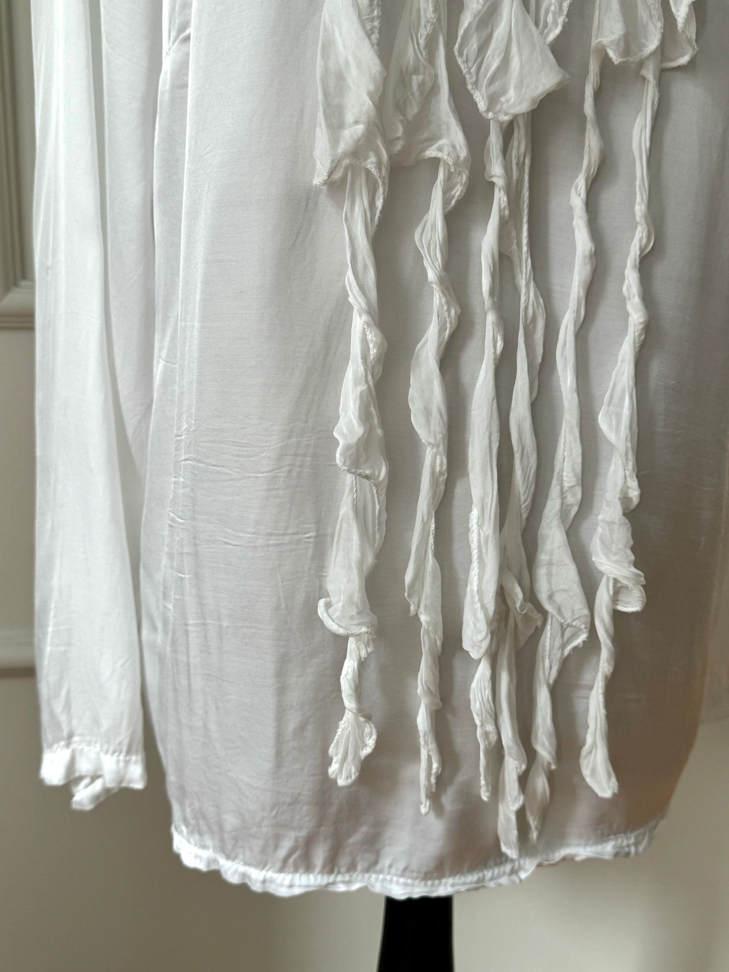 Vintage Italian Silk Blouse (M)