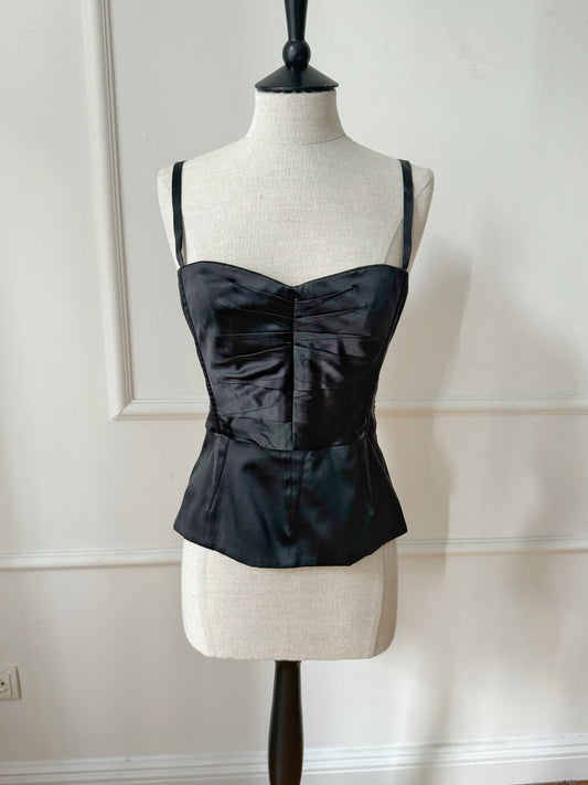 Dolce Gabbana Vintage Silk Corset (M)
