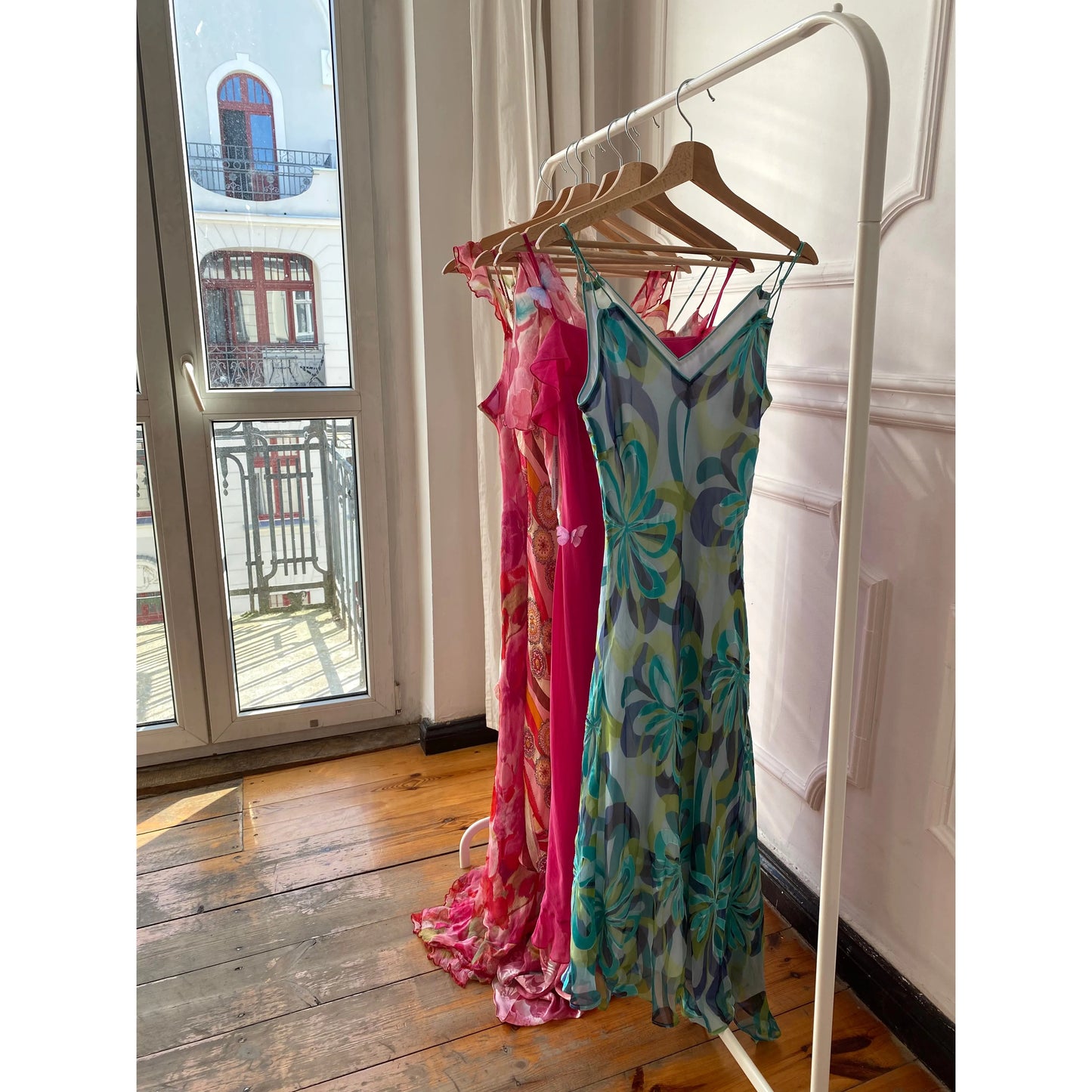 Vintage Butterfly Silk Dress (EU 38 / US 6 / UK 10)