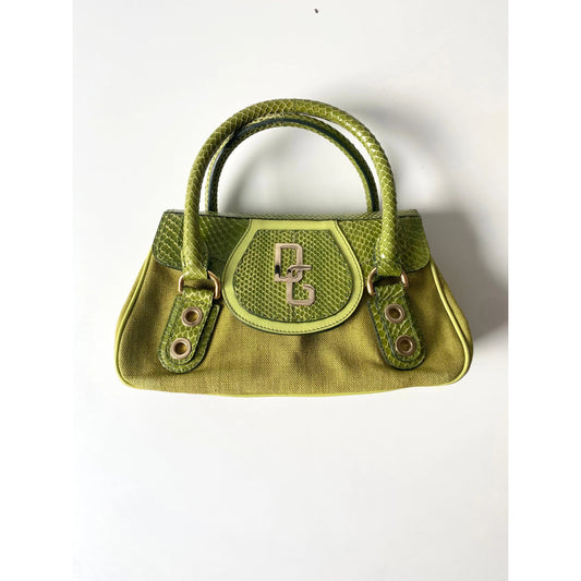 Dolce Gabbana D&G Vintage Green Handbag