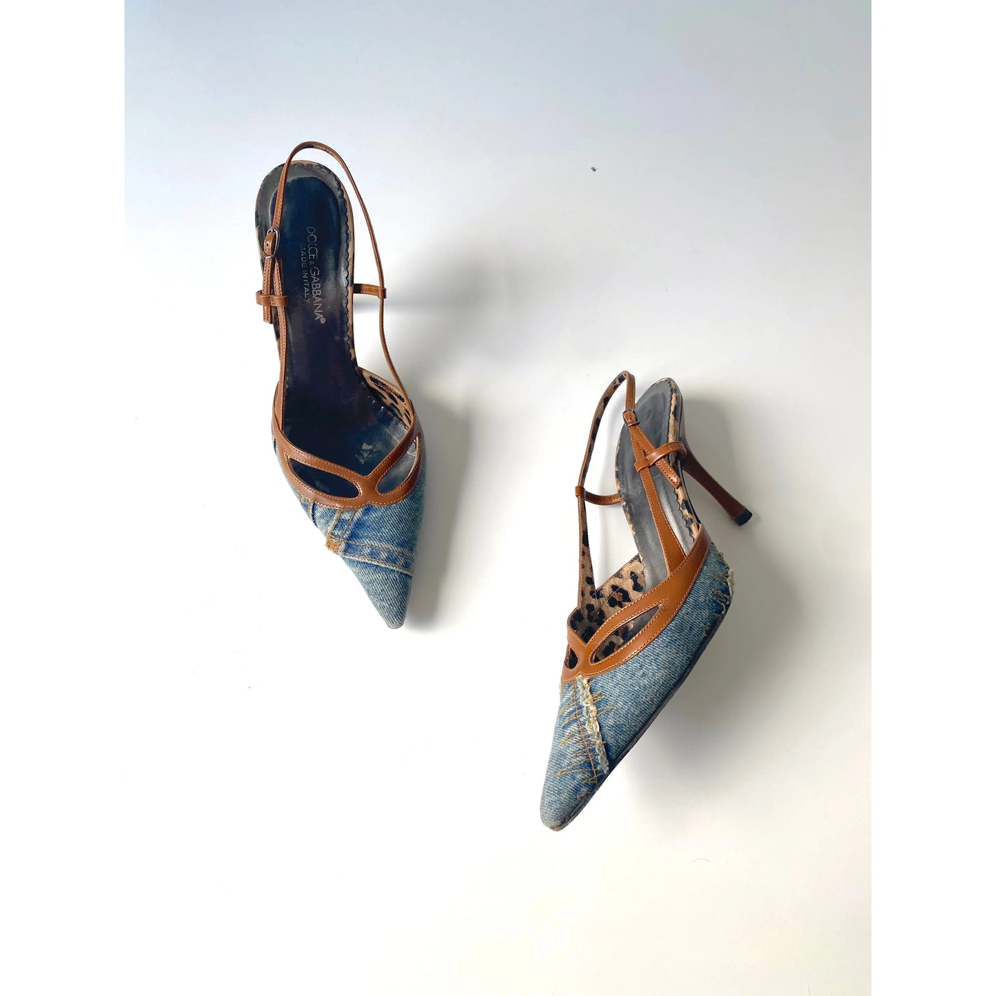 Dolce Gabbana Vintage Denim Pumps (EU 37,5)