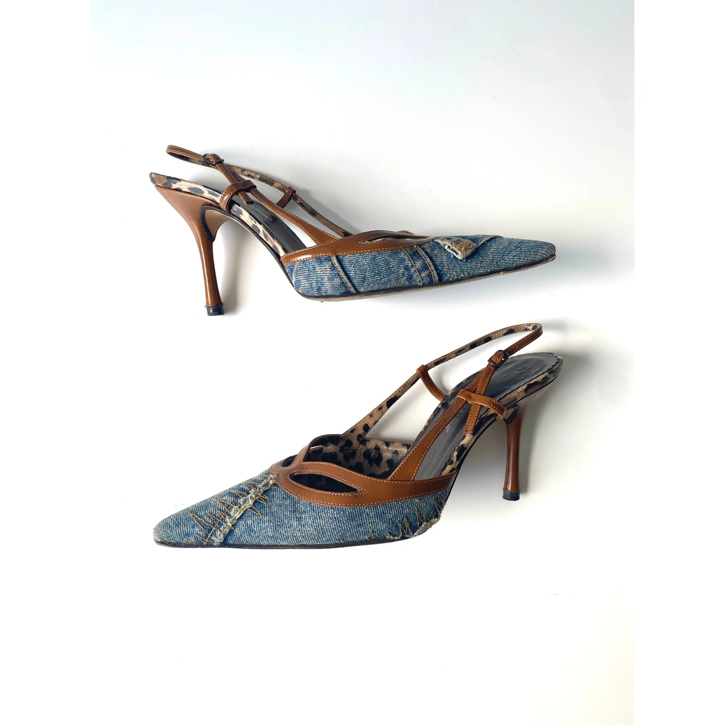Dolce Gabbana Vintage Denim Pumps (EU 37,5)