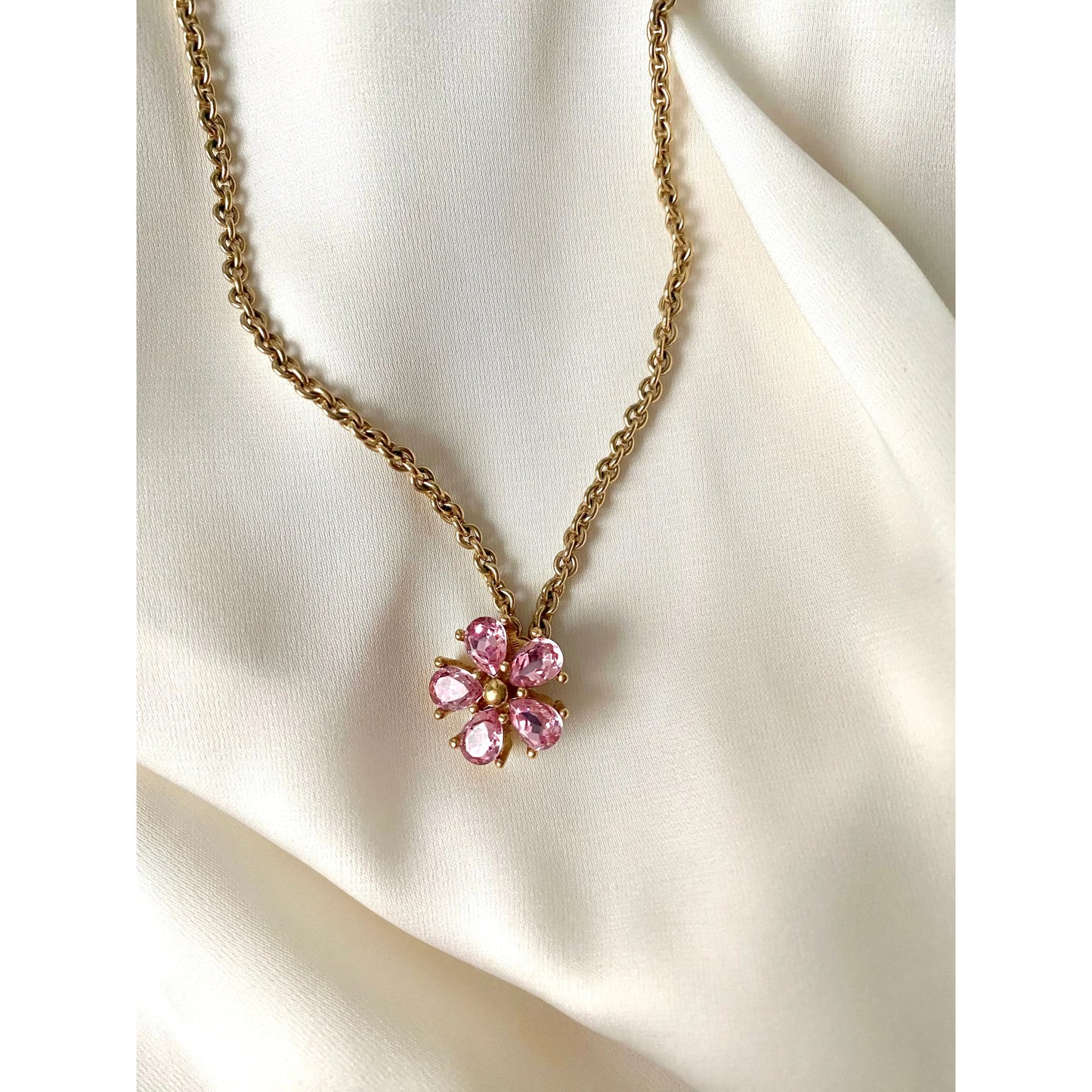 Flower Dior Vintage Necklace RARE