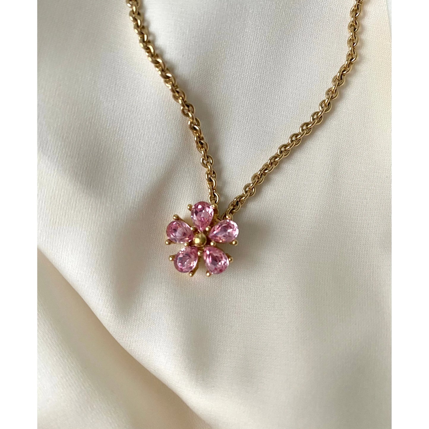 Flower Dior Vintage Necklace RARE