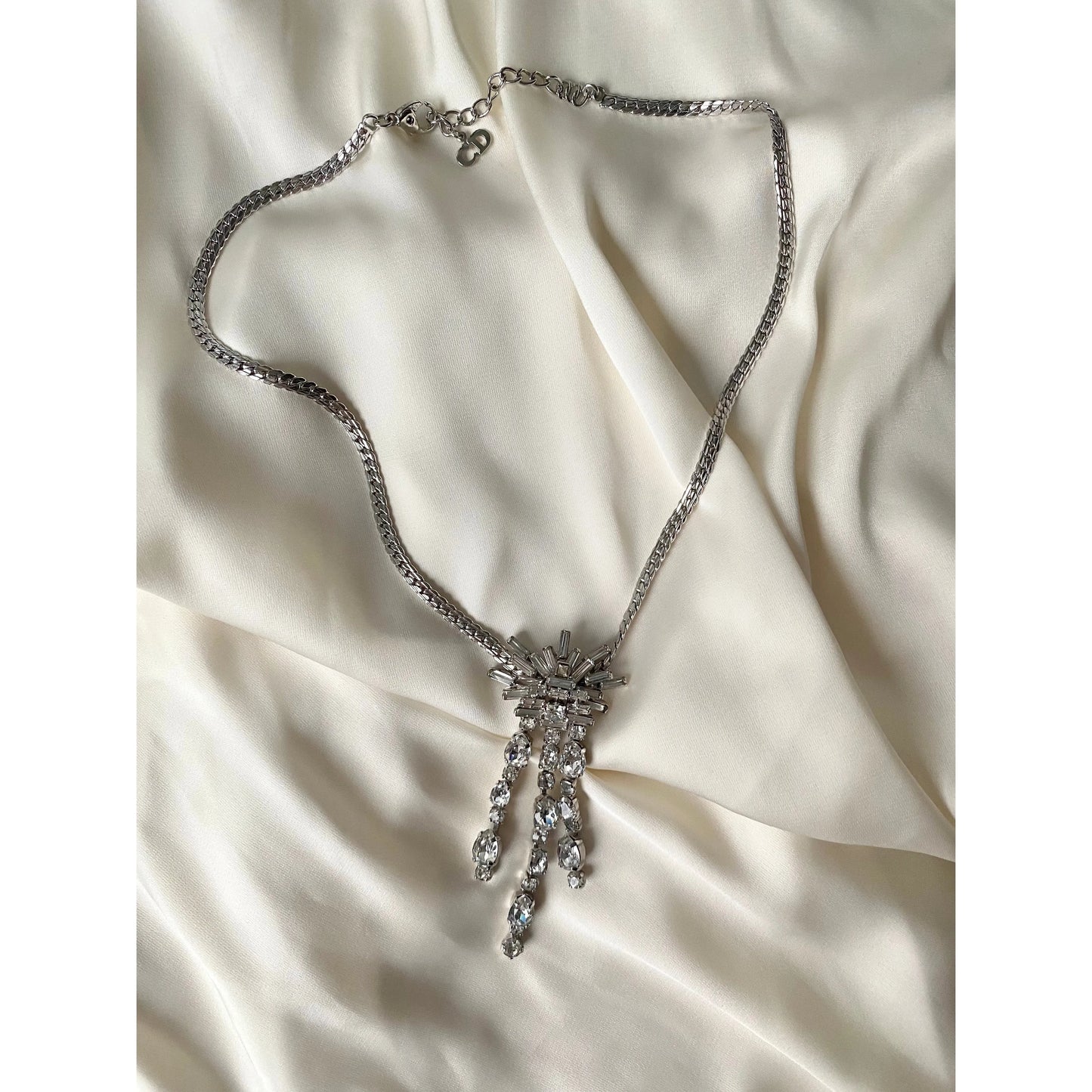 Vintage Dior Art Deco Crystal Necklace