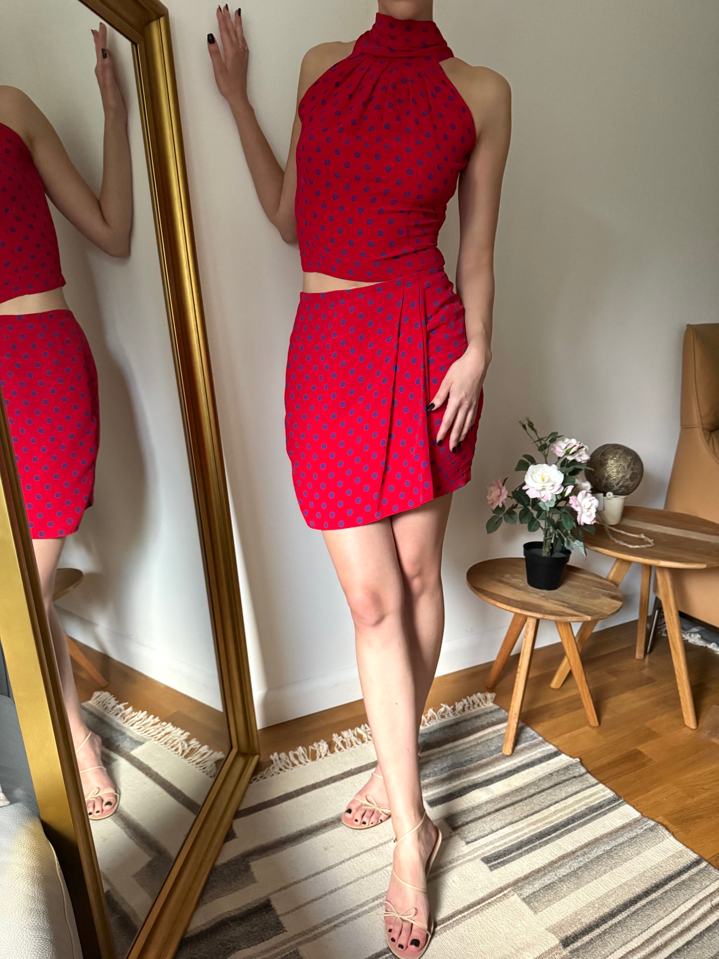 Vintage Valentino Polka Dot Set (M)