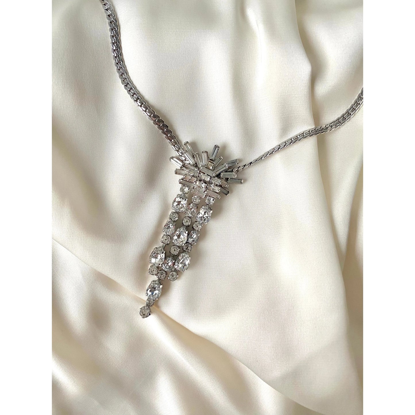 Vintage Dior Art Deco Crystal Necklace