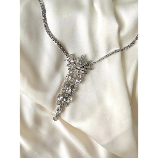 Vintage Dior Art Deco Crystal Necklace