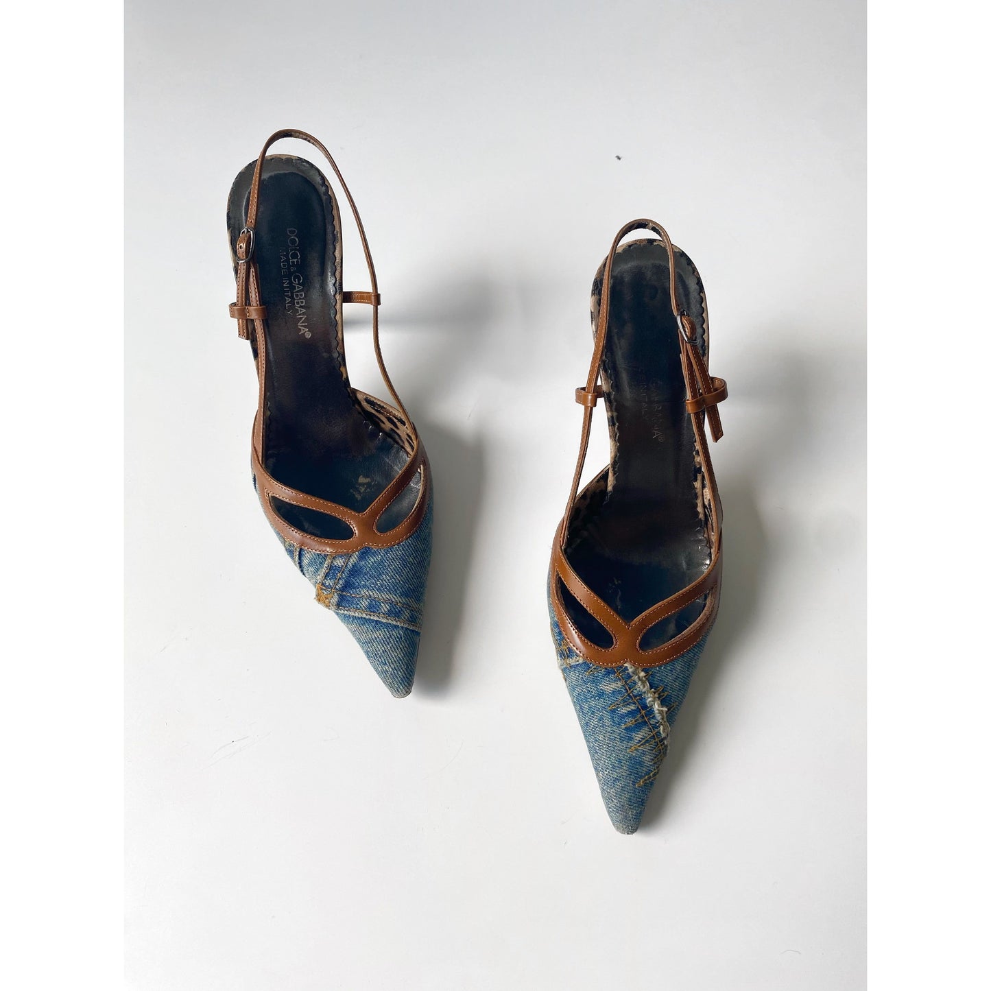 Dolce Gabbana Vintage Denim Pumps (EU 37,5)