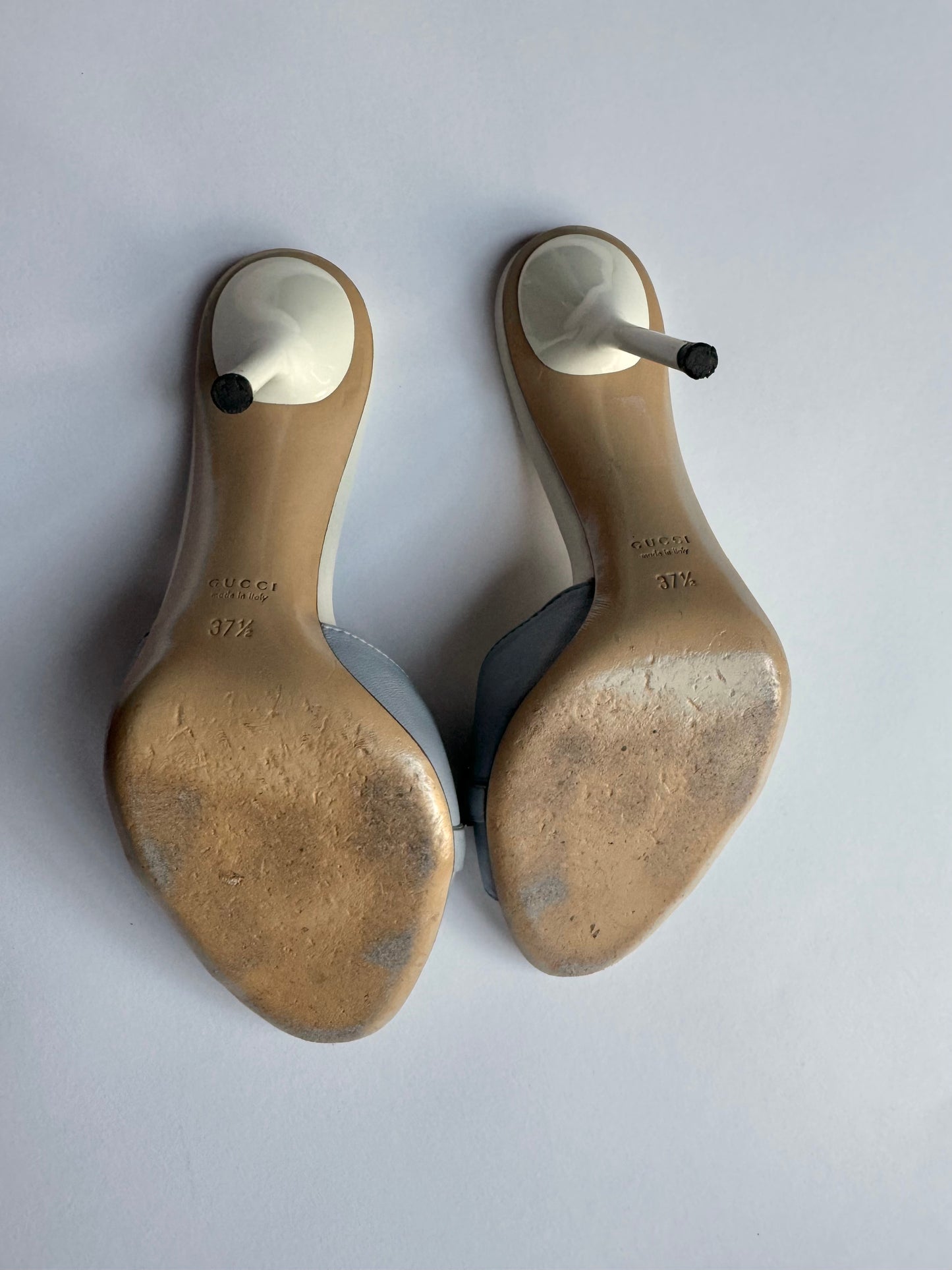 RARE Gucci Baby Blue Horsebit Mules (EU 37,5)