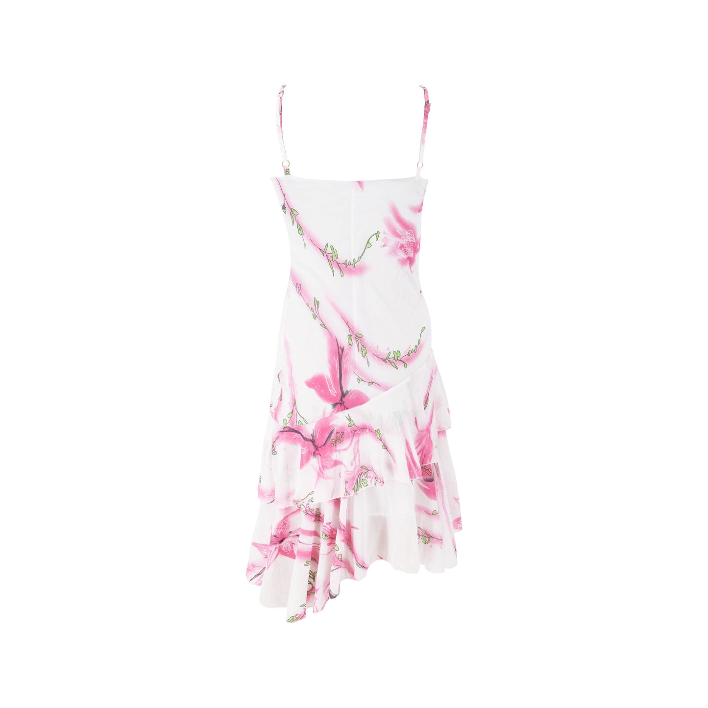 Vintage Y2K Orchid Ruffled Dress (FR 36 / S / US 4)