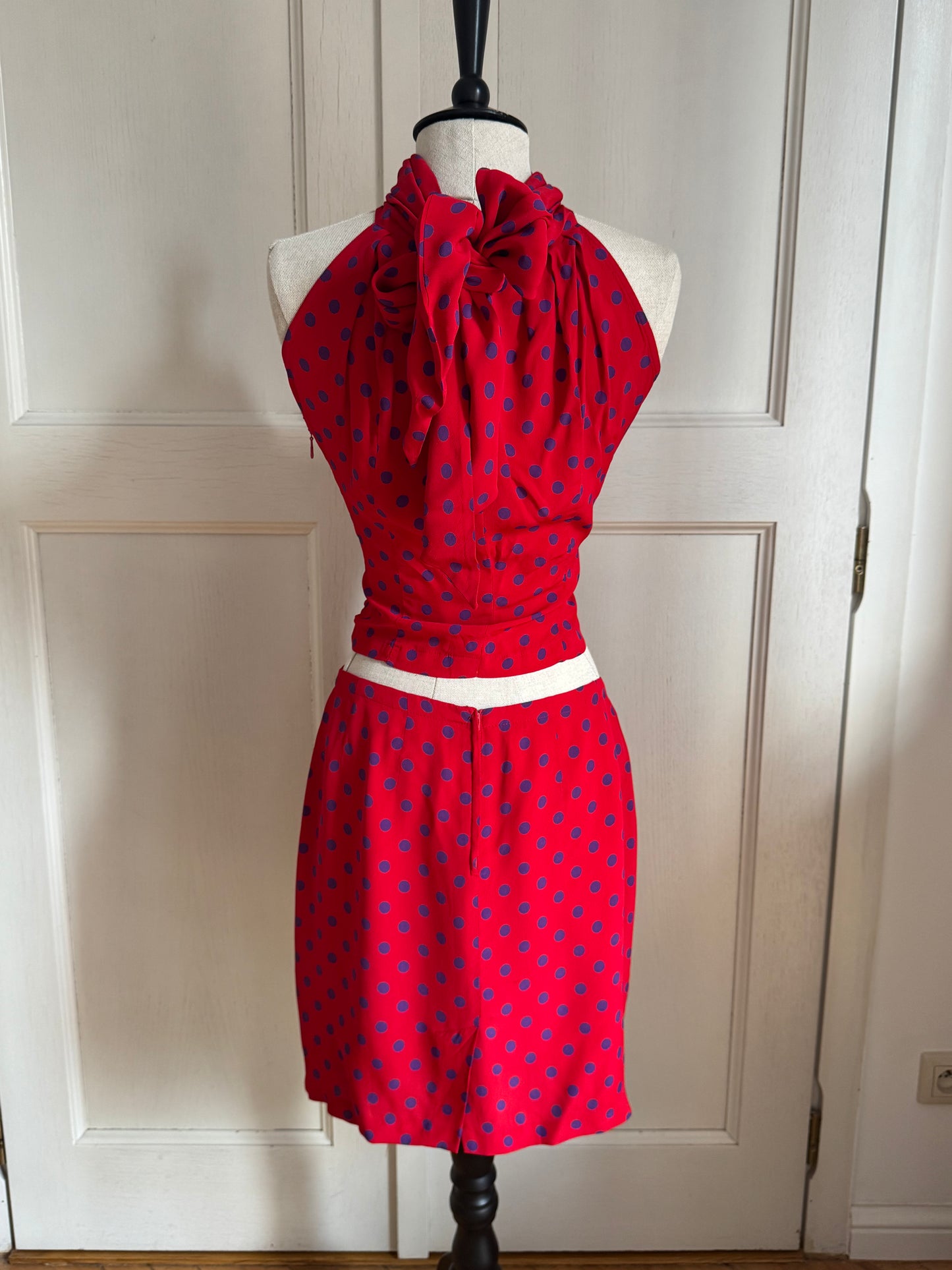 Vintage Valentino Polka Dot Set (M)