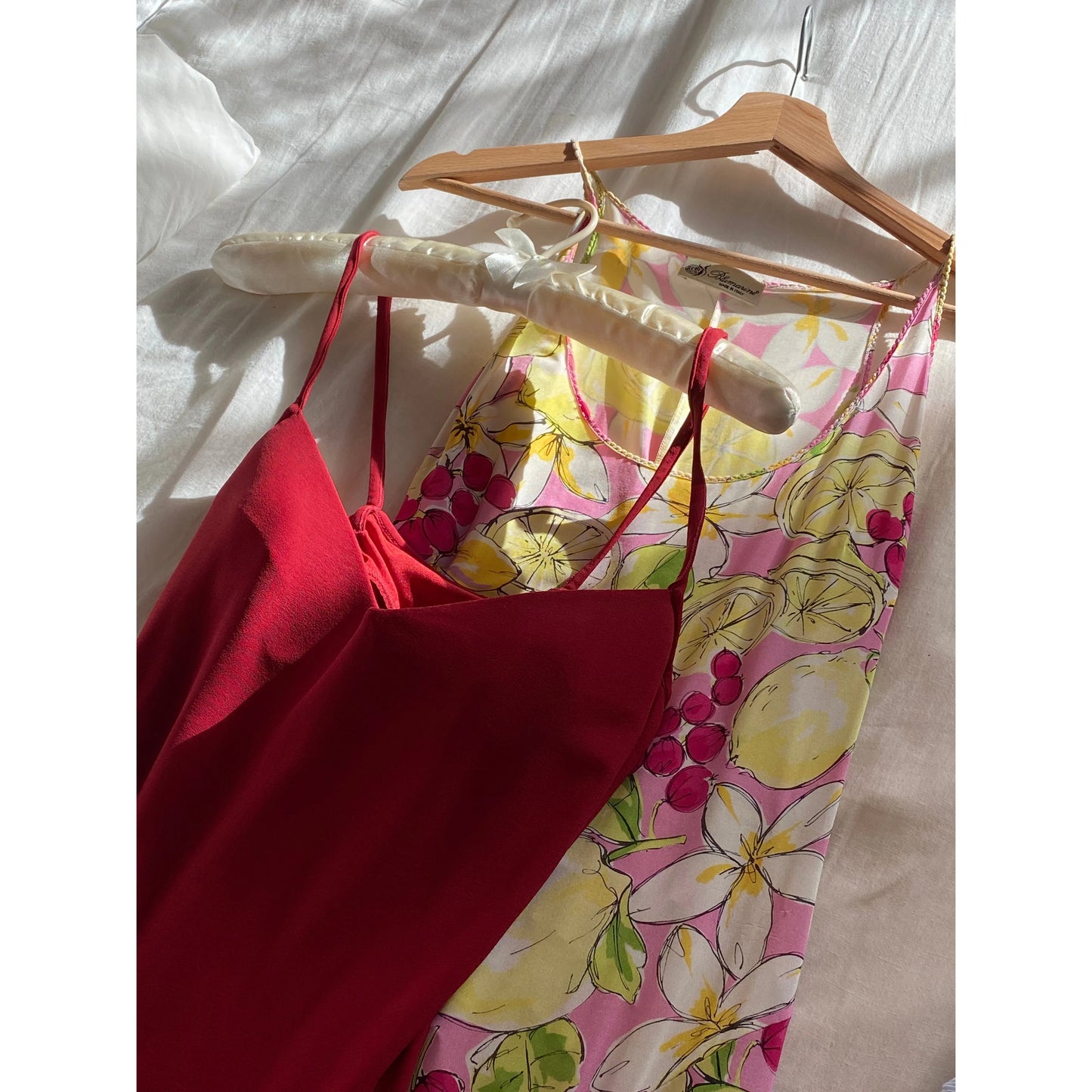 Vintage Blumarine Fruits and Flowers Midi Dress (S and XS)