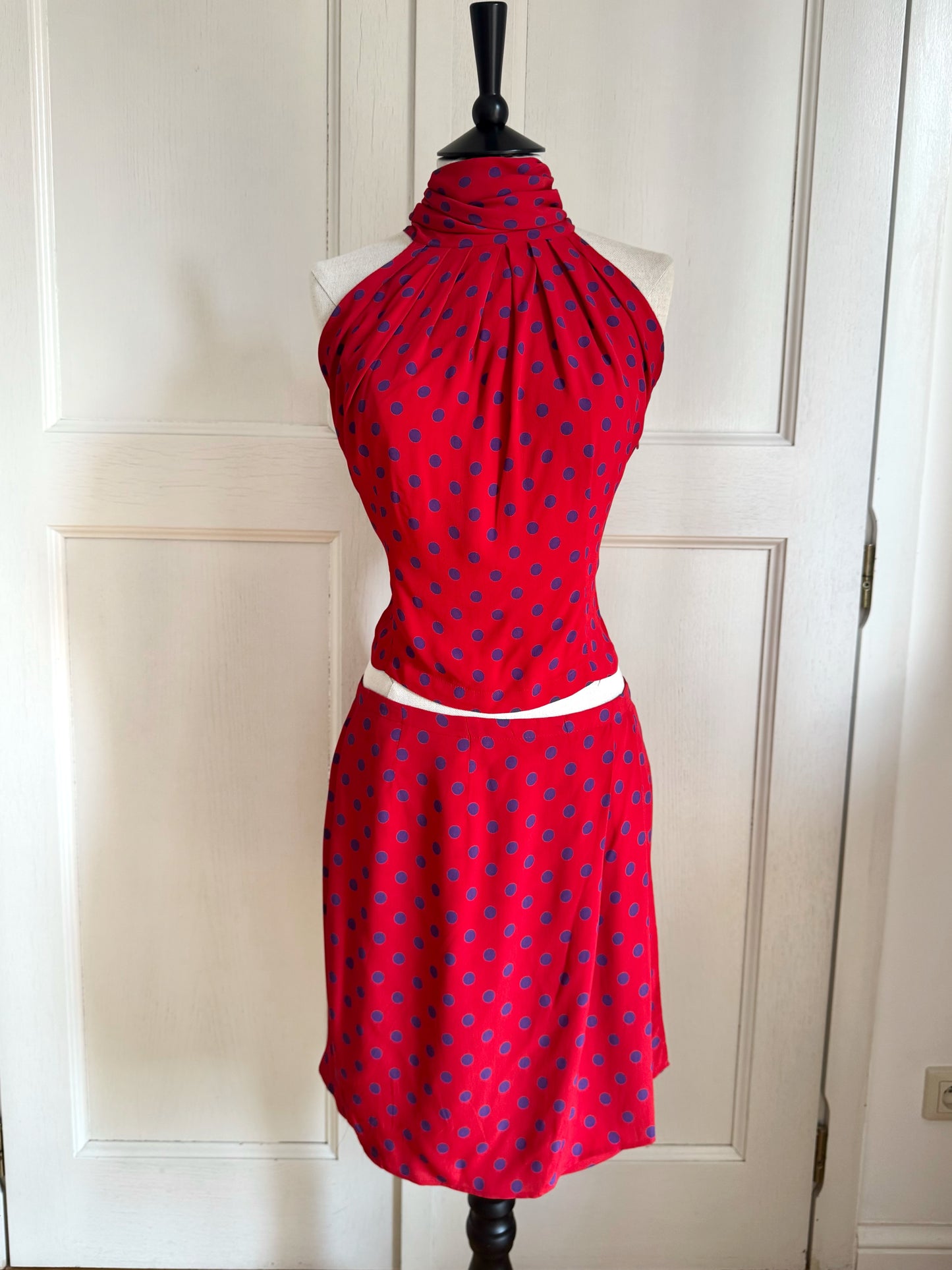 Vintage Valentino Polka Dot Set (M)