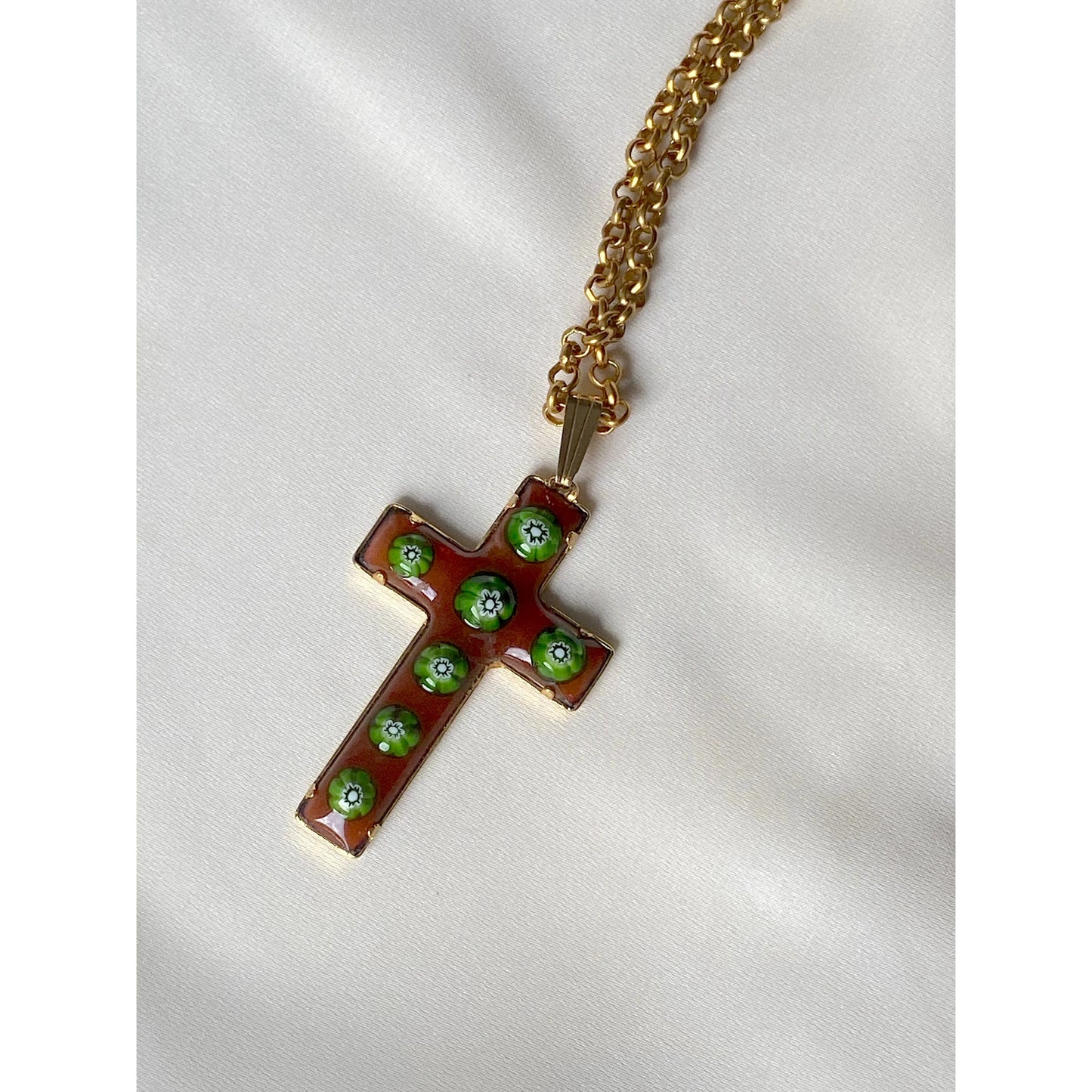 Big Vintage Double-Sided Cross