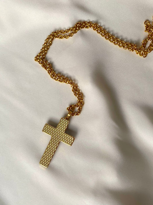 Big Vintage Double-Sided Cross
