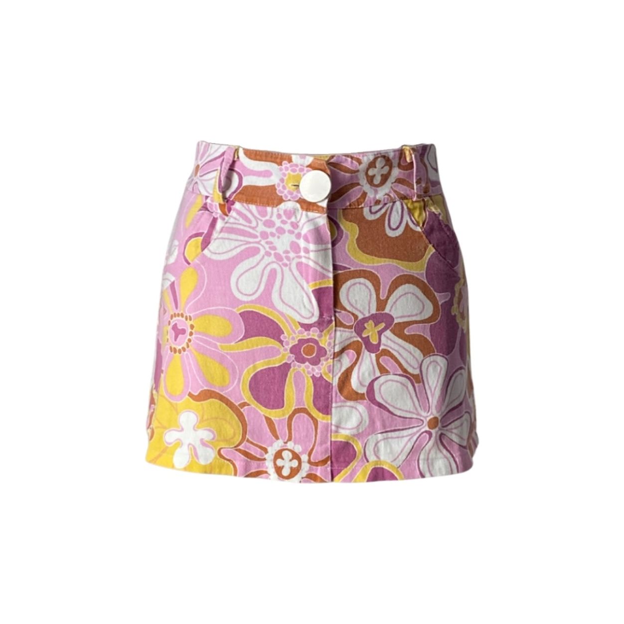 Vintage 70s Denim Mini Skirt (S)