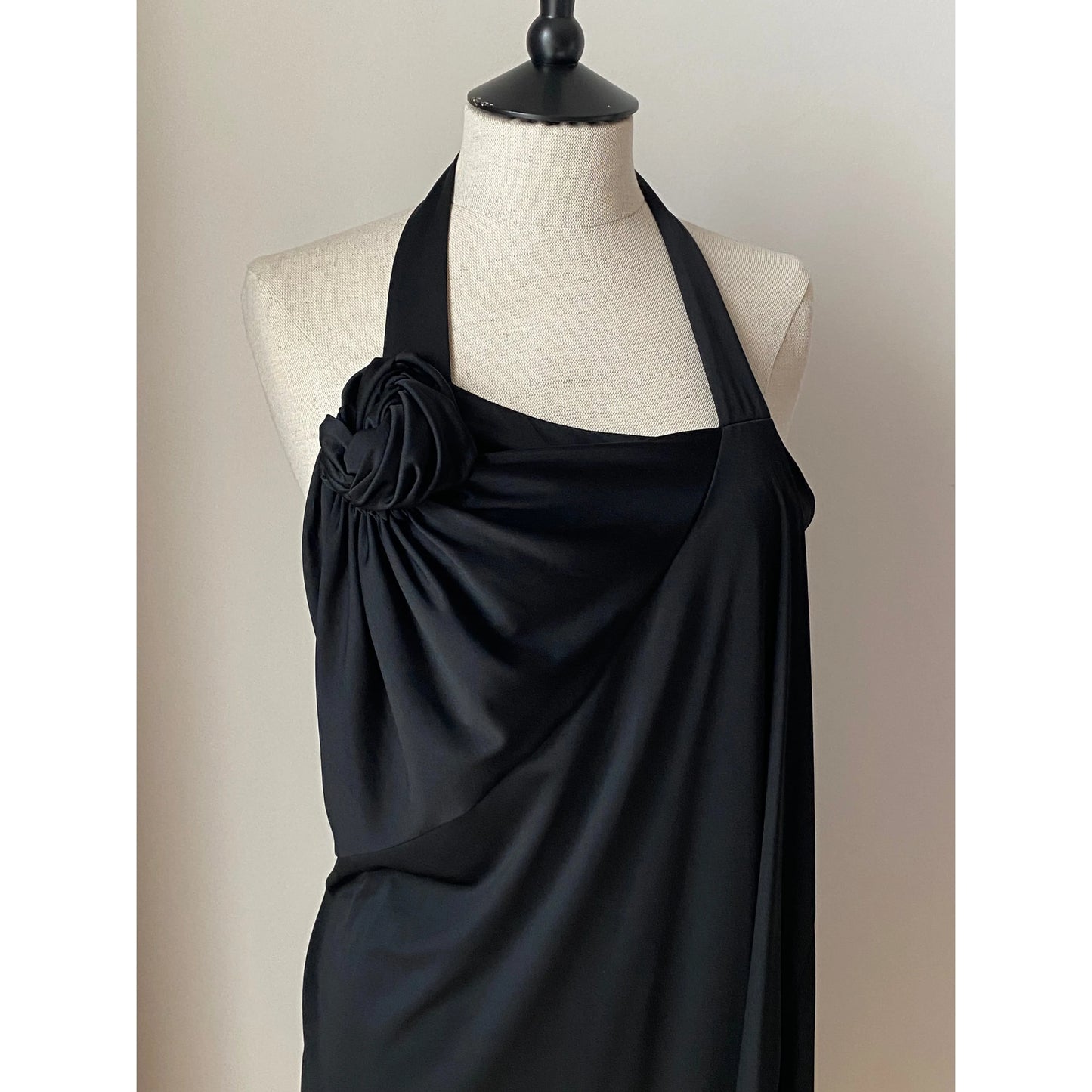 Yves Saint Laurent YSL Rose Dress in Black (M)