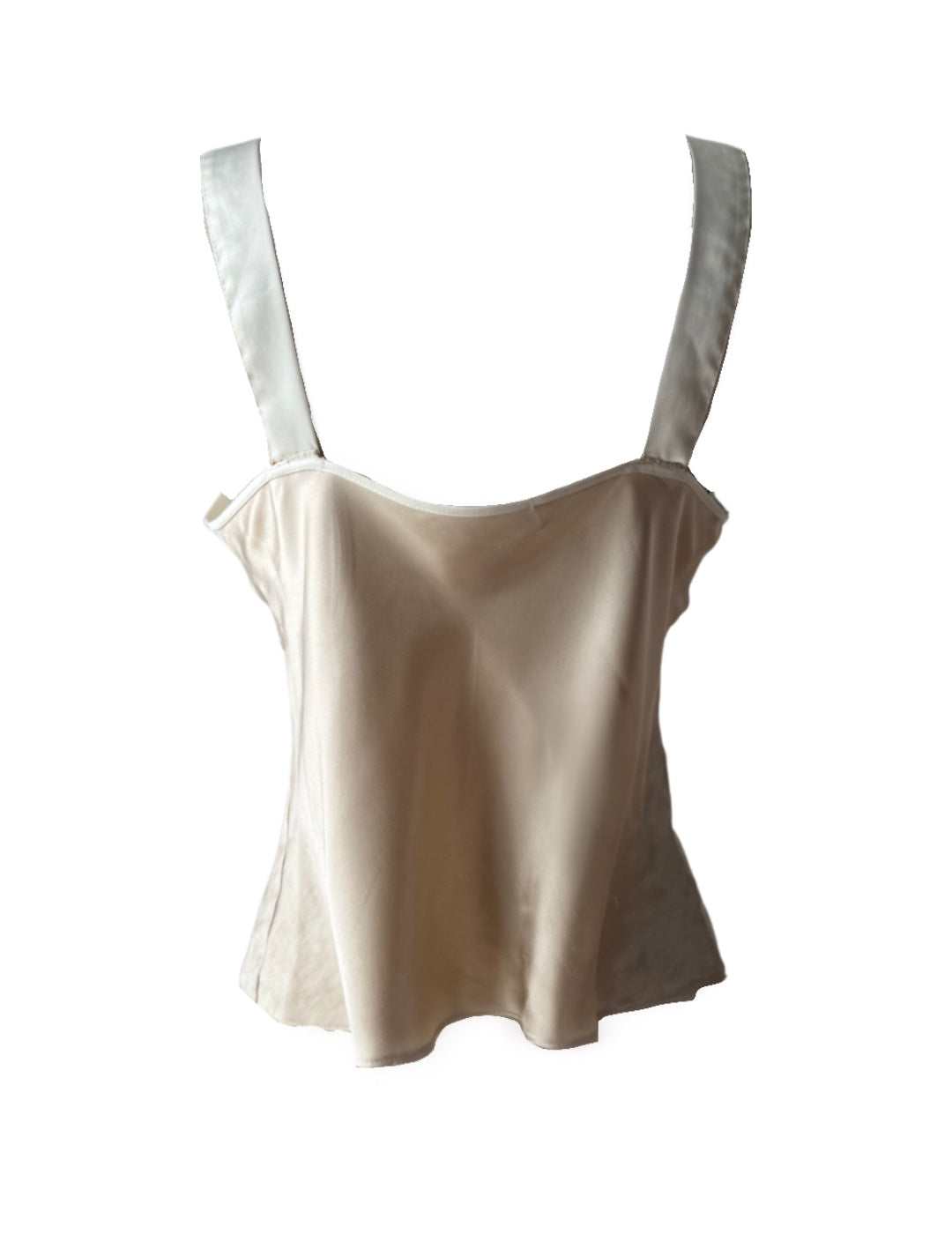 Vintage Bow Slip Top in Caffe Latte (M)