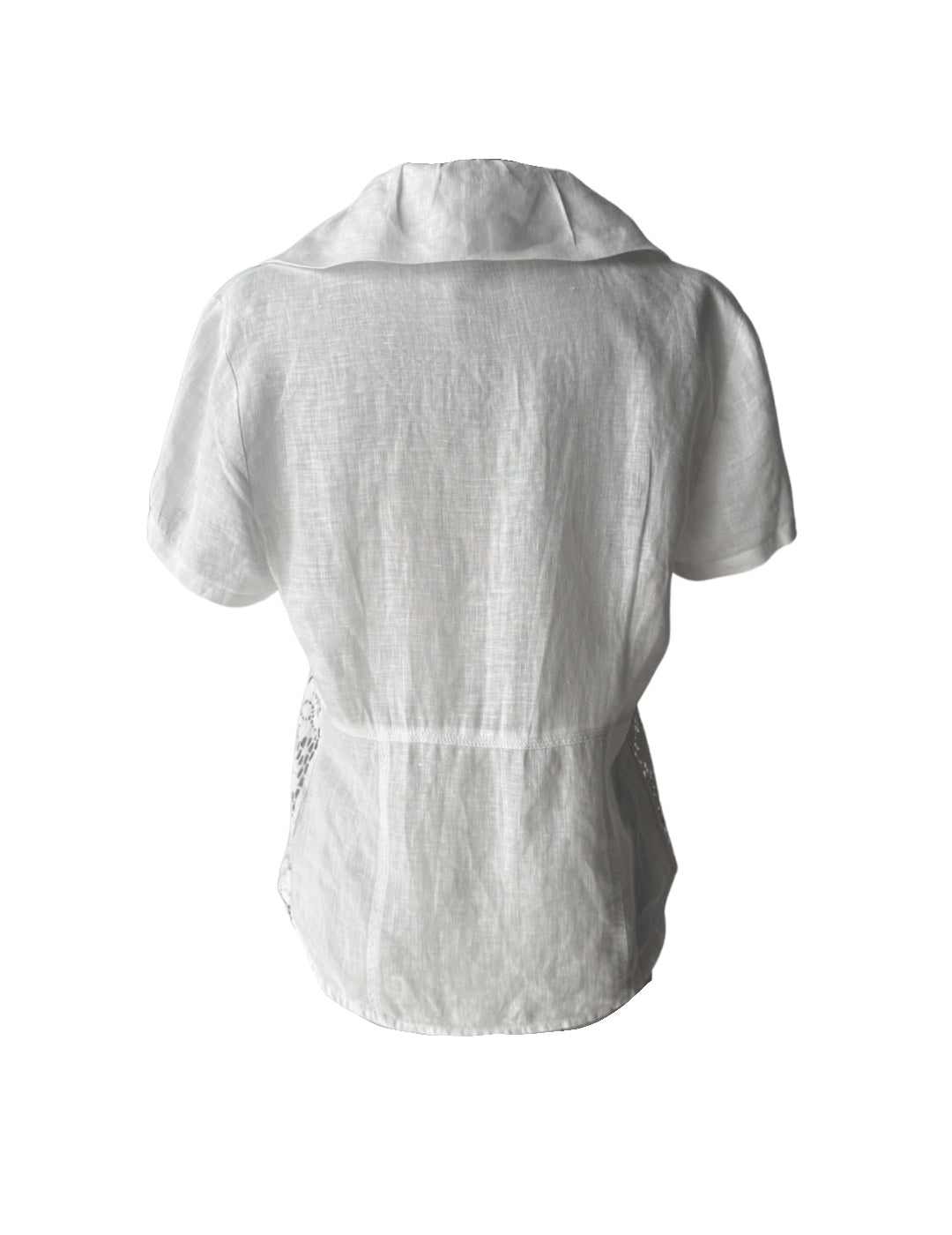 Vintage White Linen Top From Italy (EU 38 / M)