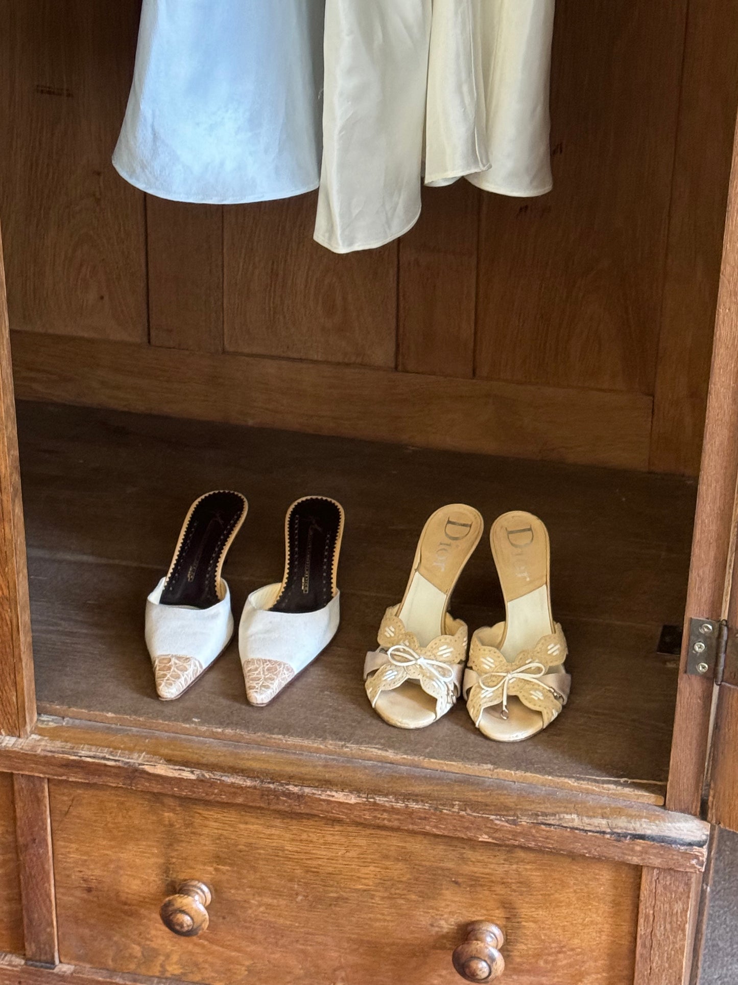 Christian Dior Beige Mules (EU 38,5)