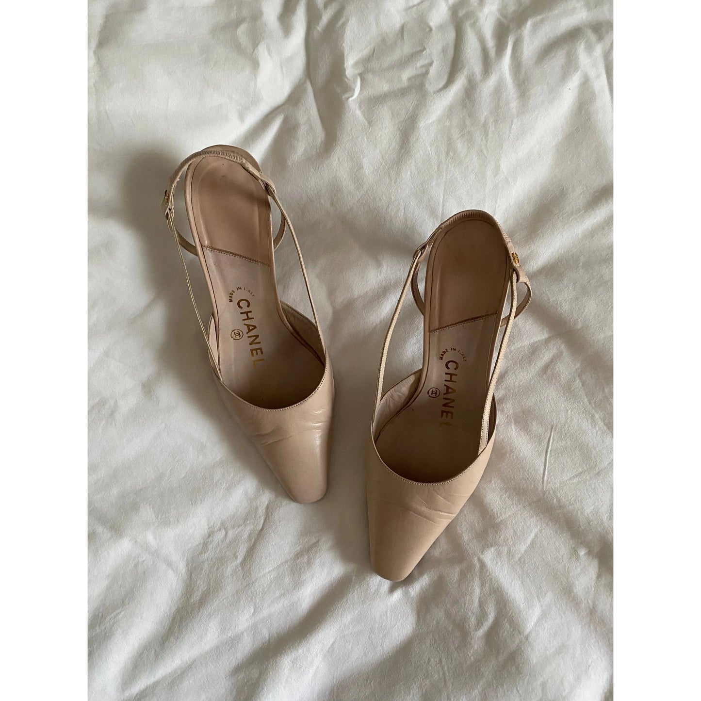 Vintage Chanel Slingback Heels (EU 38 / US 7,5)